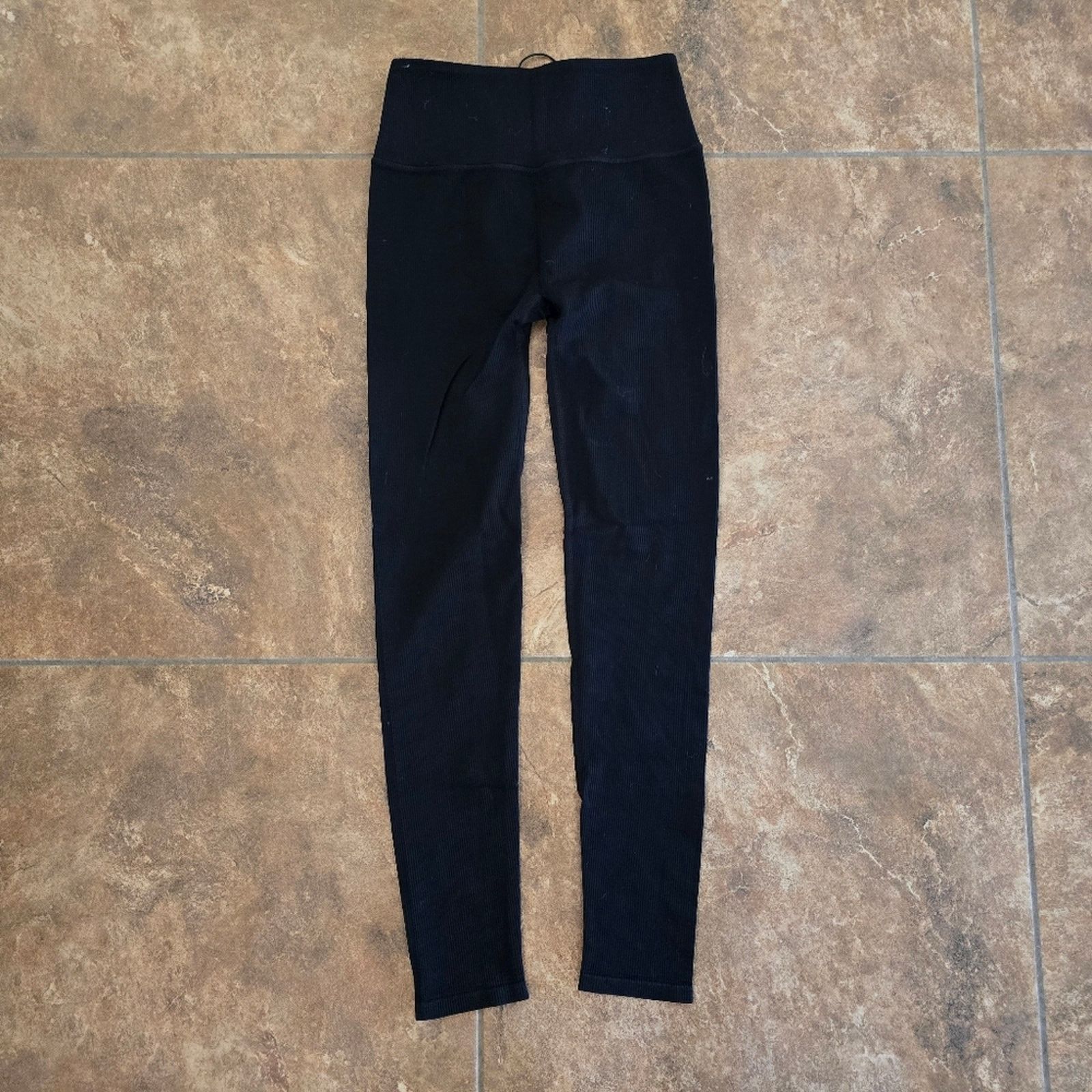 Other Black Back Laced High Waisted Legging Size 28" / US 6 / IT 42 - 1 Thumbnail