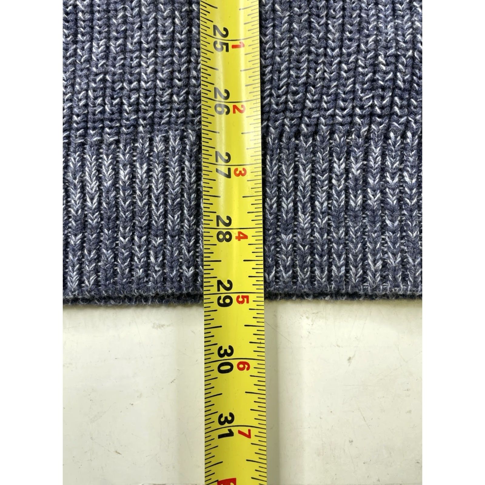 Vintage L.L. Bean Mens XL Blue Heavyweight Knit Pullover Henley Sweater Cabincore 500592 Size US XL / EU 56 / 4 - 7 Thumbnail