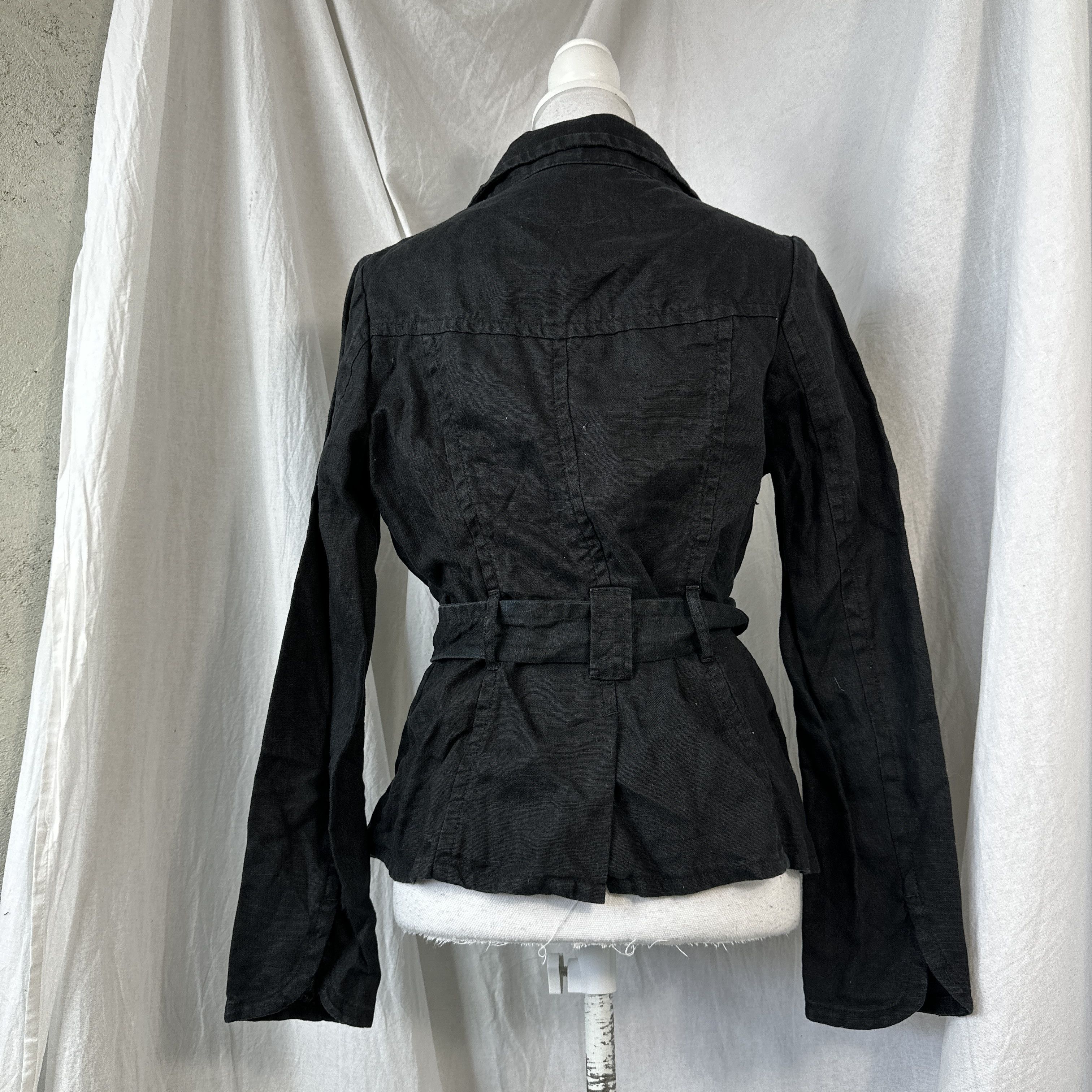 Vintage Vintage Linen Jacket with Belt Size S / US 4 / IT 40 - 6 Thumbnail