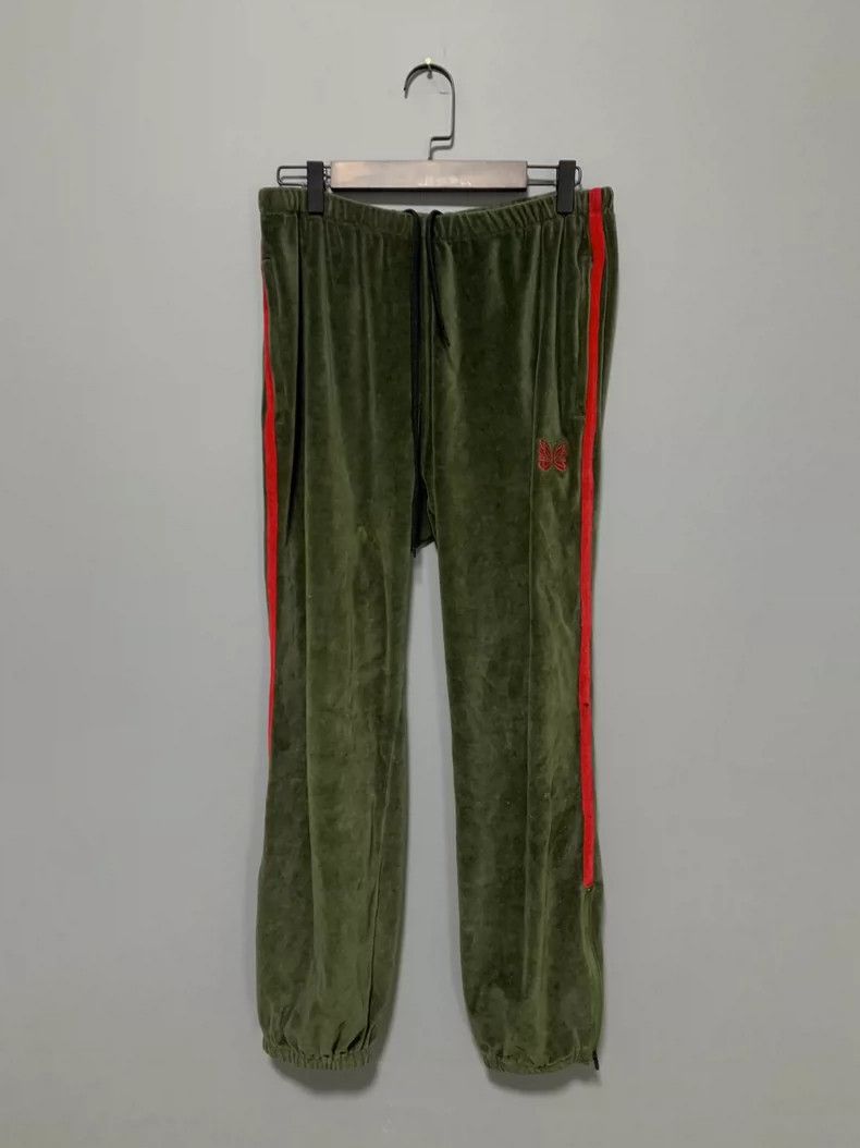 Needles Needles Colorblock Velvet Track Pants - dmc Size US 37 - 1 Thumbnail