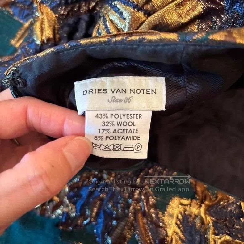 Dries Van Noten Dries Van Noten Color-block Midi Skirt Size 35" - 5 Thumbnail