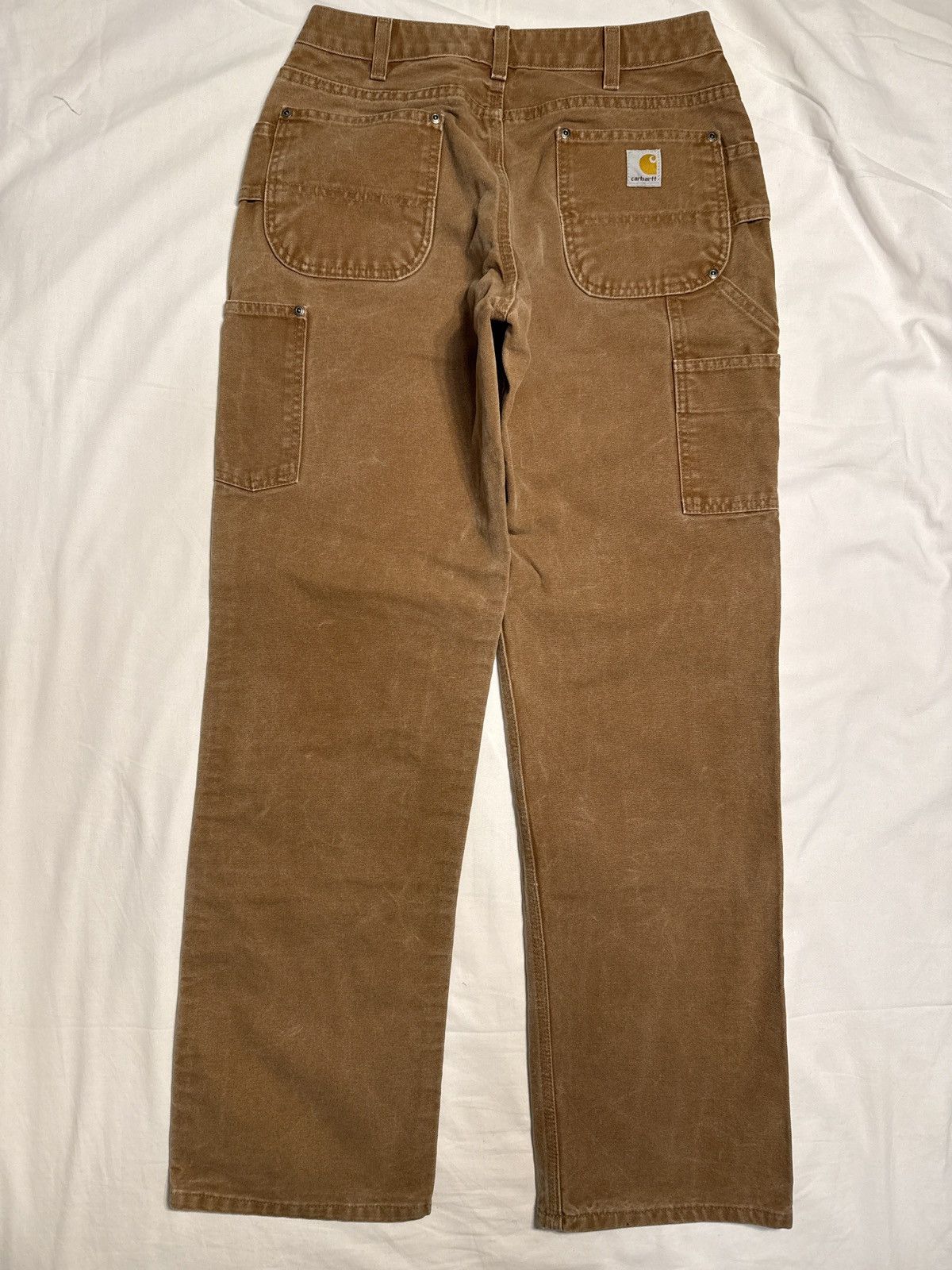 Carhartt Vintage Carhartt Tan Double Knee Work Pants Size US 30 / EU 46 - 2 Thumbnail