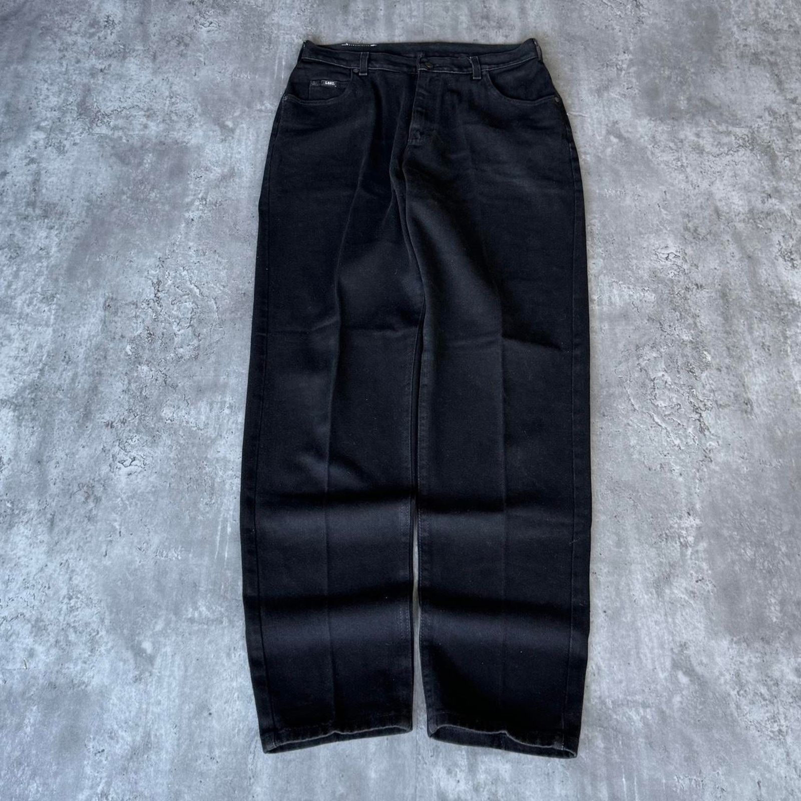 Lee × Vintage Vintage Y2K Lee Black Grunge Opium Essential Denim Jeans Size US 32 / EU 48 - 1 Thumbnail