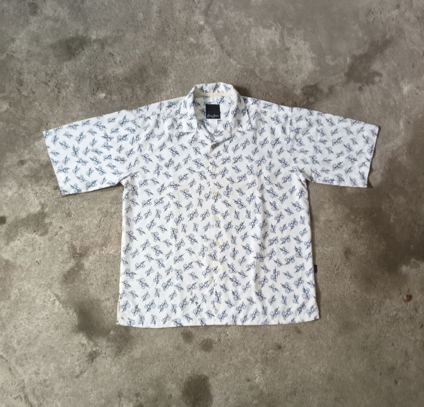 Sean John Sean John AOP Monogram Short Shirt's x Streetwear x Vintage Size US XXL / EU 58 / 5 - 1 Thumbnail