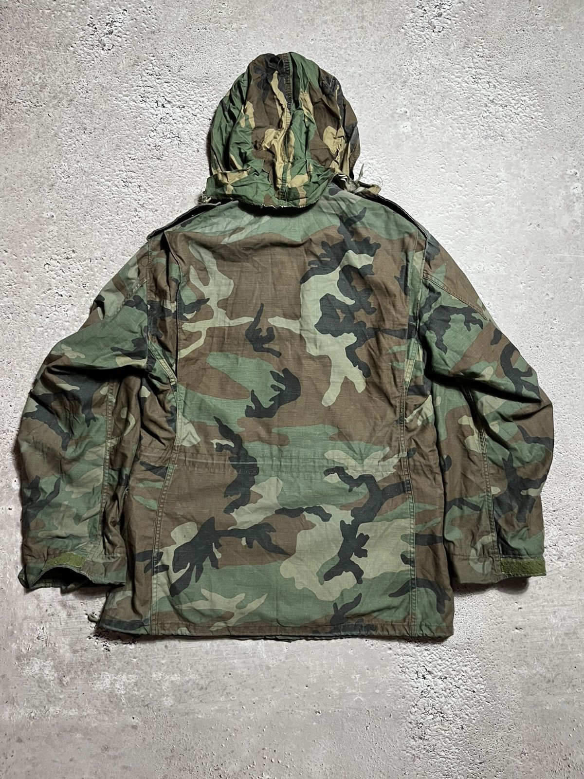 Vintage US Army M65 Field Jacket Woodland Camo Military Vintage Size US M / EU 48-50 / 2 - 11 Thumbnail