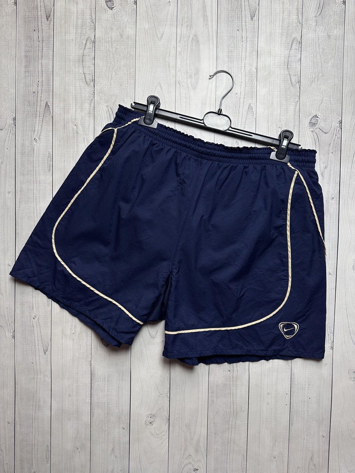 Nike × Vintage Vintage Nike shorts total 90 logo size XL Size US 36 / EU 52 - 1 Thumbnail
