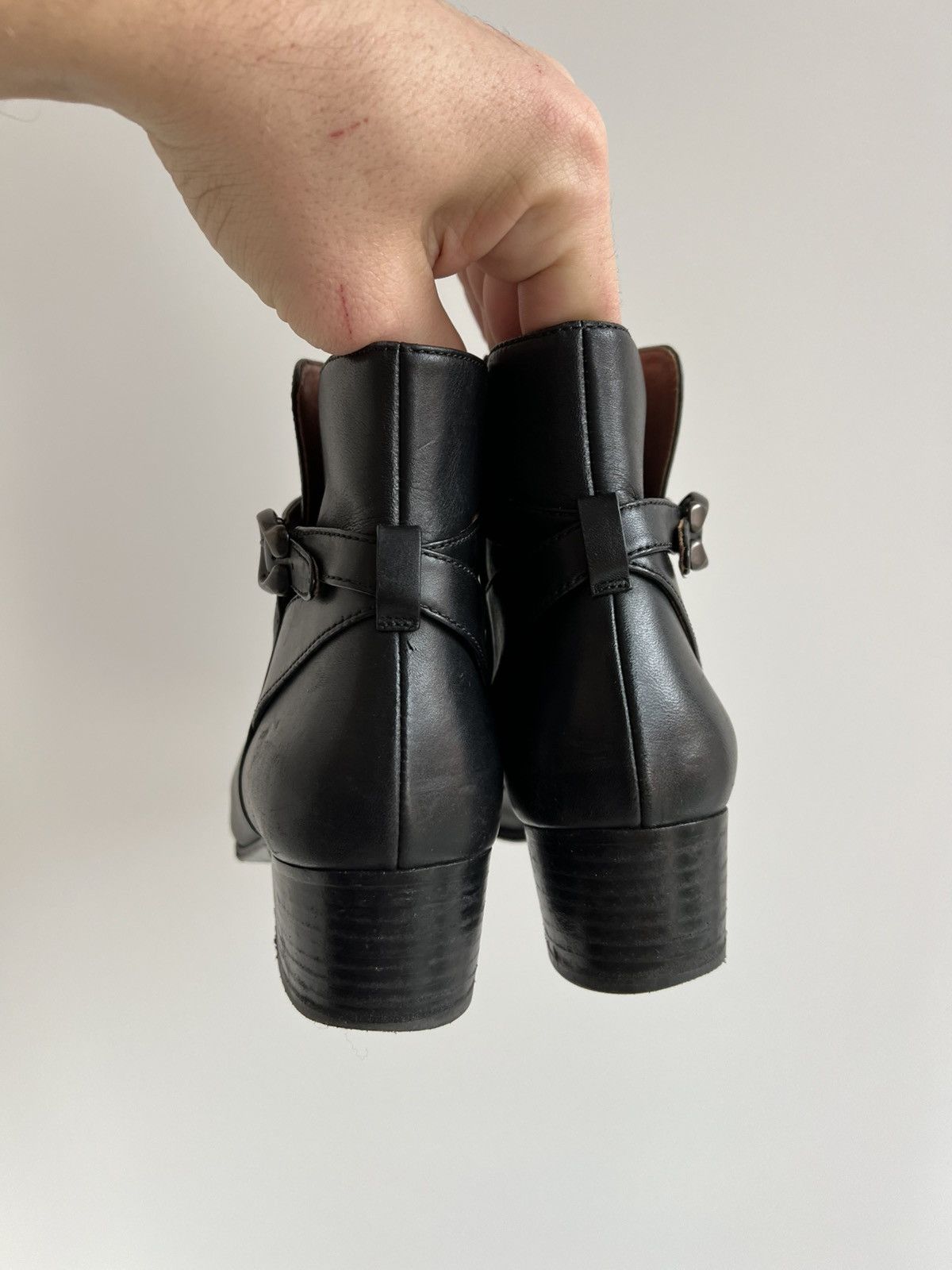 Coach × Designer Coach Ankle Black Leather Boots Shoes Size US 9.5 / IT 39.5 - 10 Thumbnail