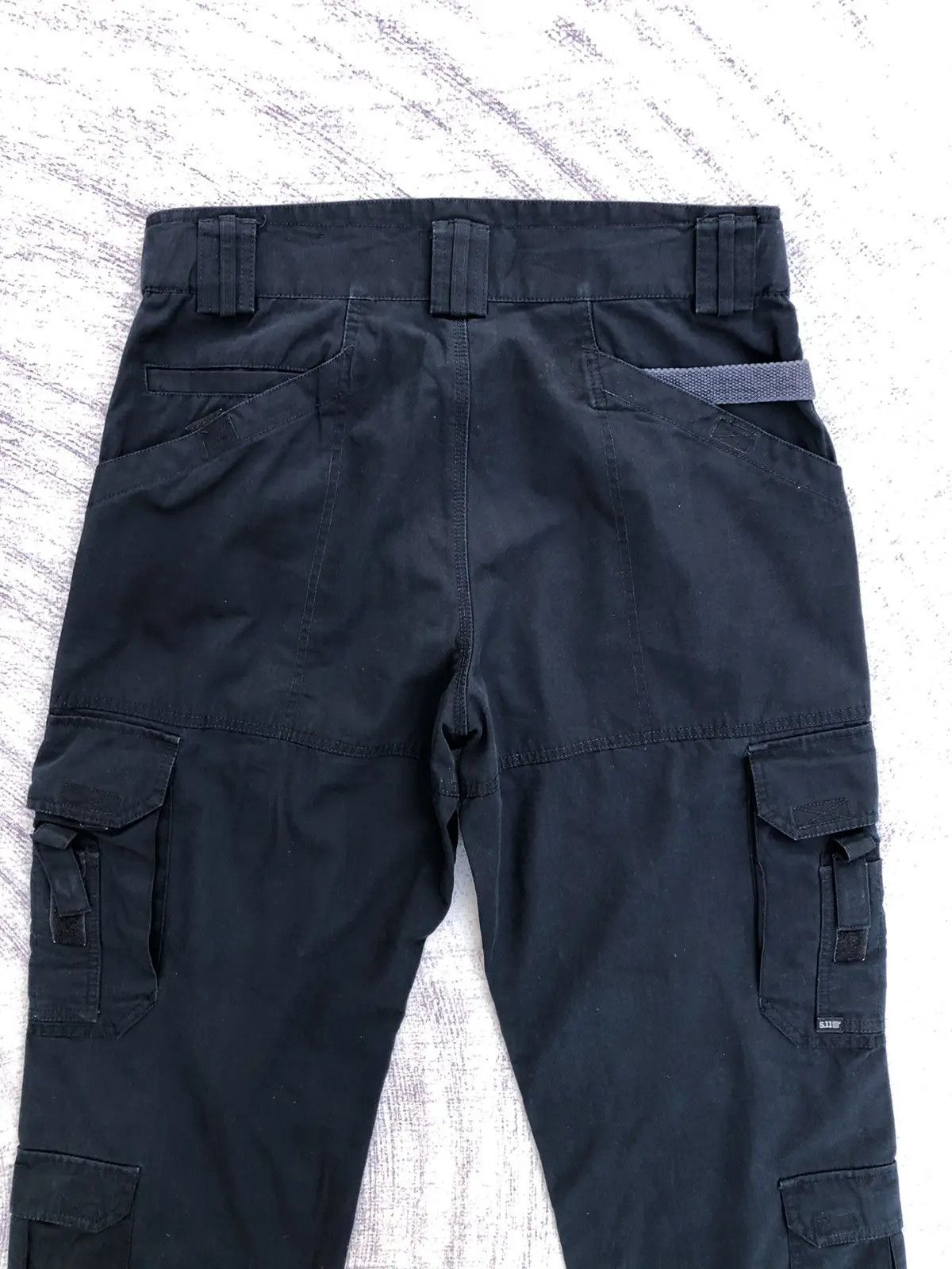 5.11 Very Rare Navy Blue Multipocket Bush Cargo Pants 9 Pocket Size US 33 - 13 Thumbnail