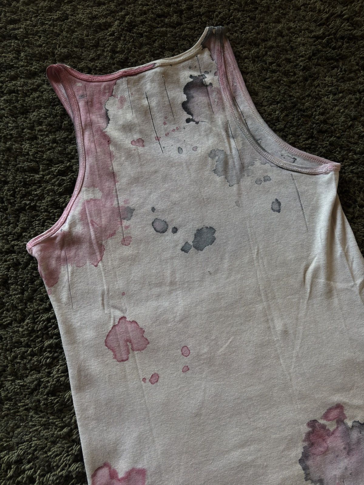Balmain SS11 Balmain Runway Splatter Tank Top (Decarnin) Size US S / EU 44-46 / 1 - 10 Thumbnail