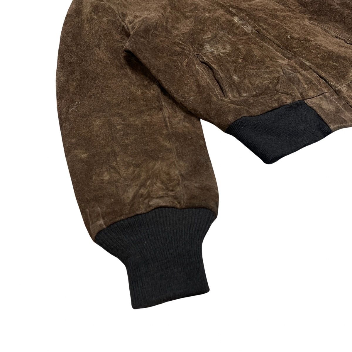 Schott Vintage Schott NYC Made in USA Suede Leather Bomber Jacket Size US M / EU 48-50 / 2 - 9 Thumbnail