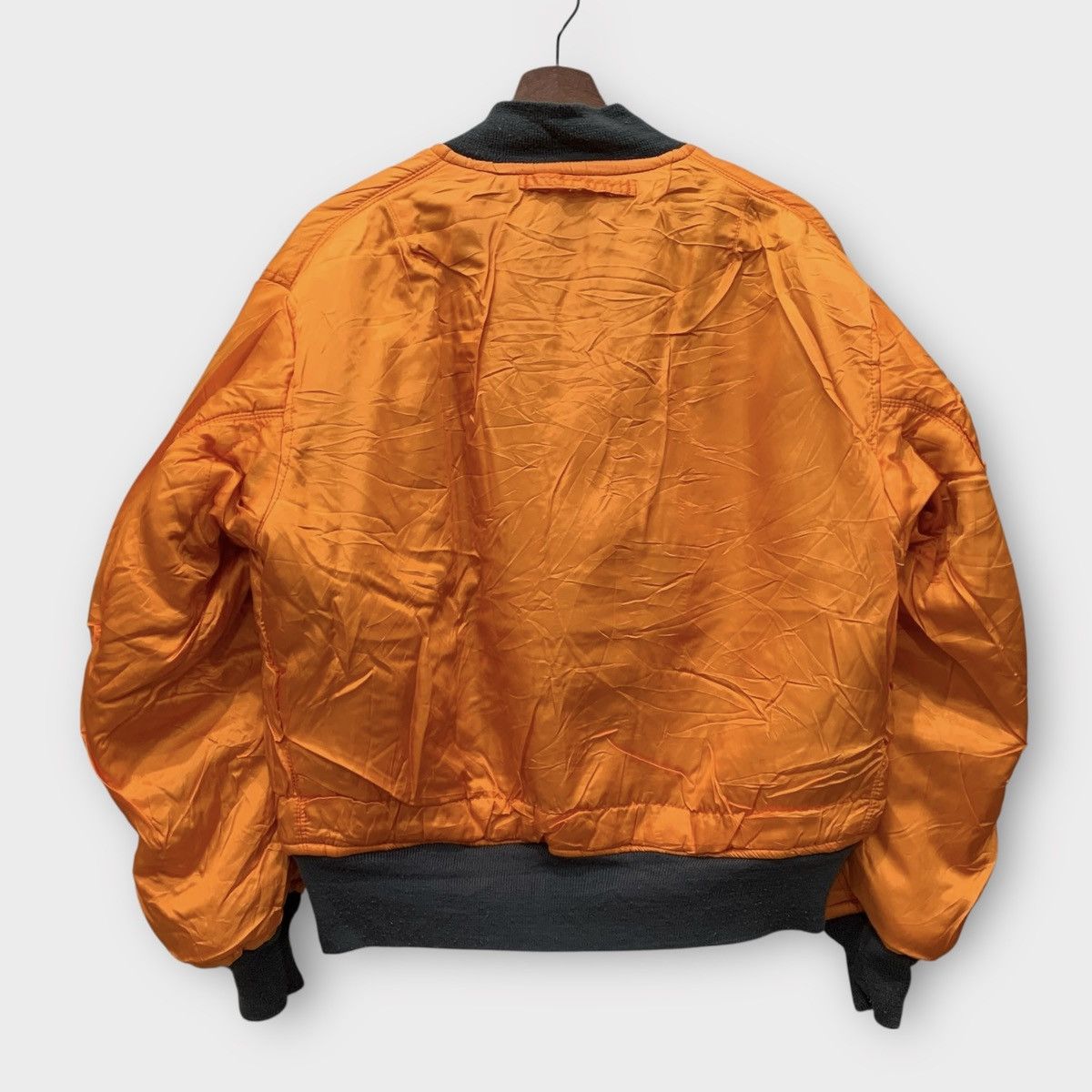 Avirex VINTAGE 90s USAF MA 1 FLIGHT BOMBER JACKET REVERSIBLE Size US L / EU 52-54 / 3 - 4 Thumbnail