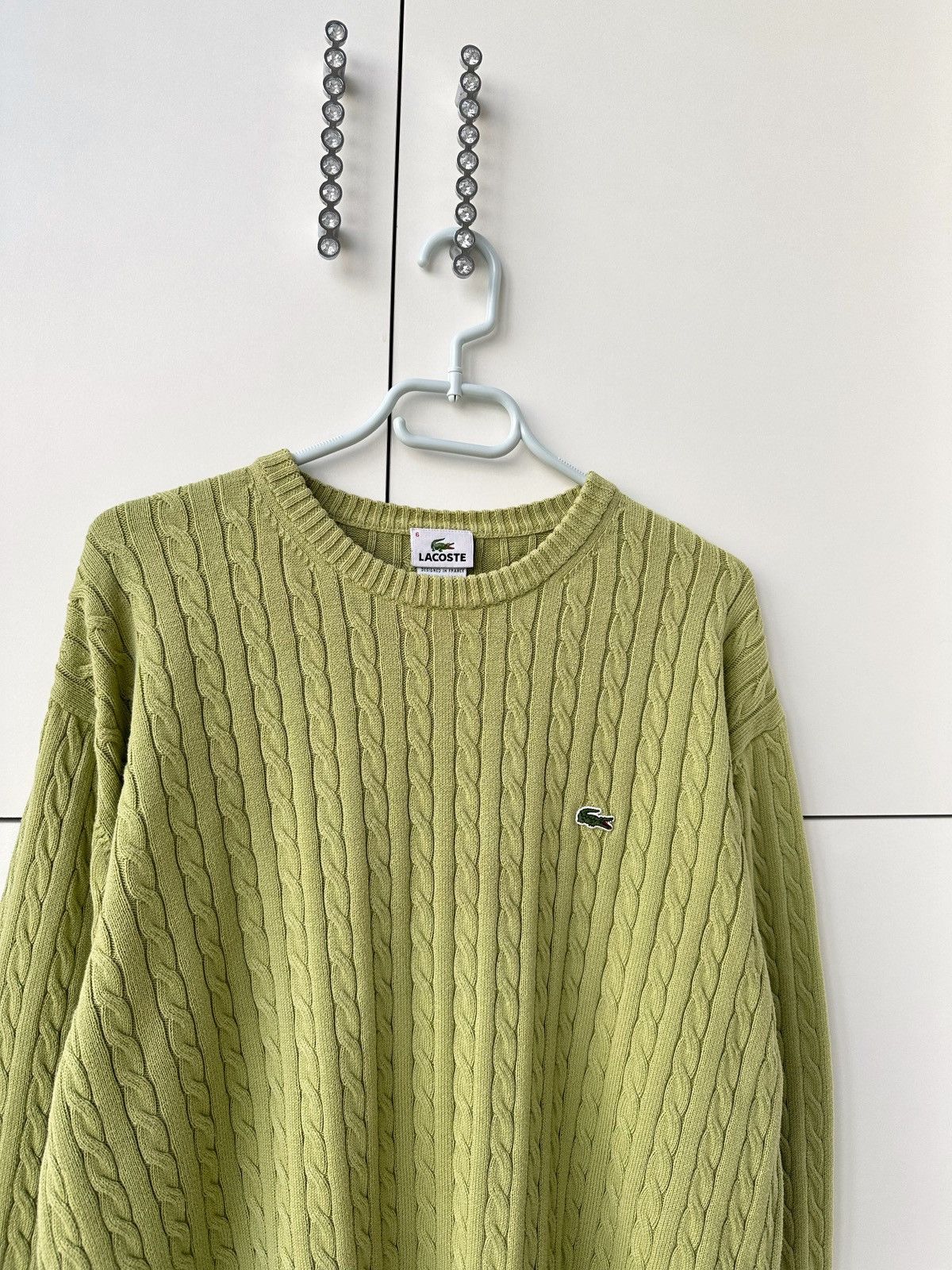 Lacoste × Vintage RARE Vintage 90’s Lacoste Sweater Y2k Size US XL / EU 56 / 4 - 2 Thumbnail