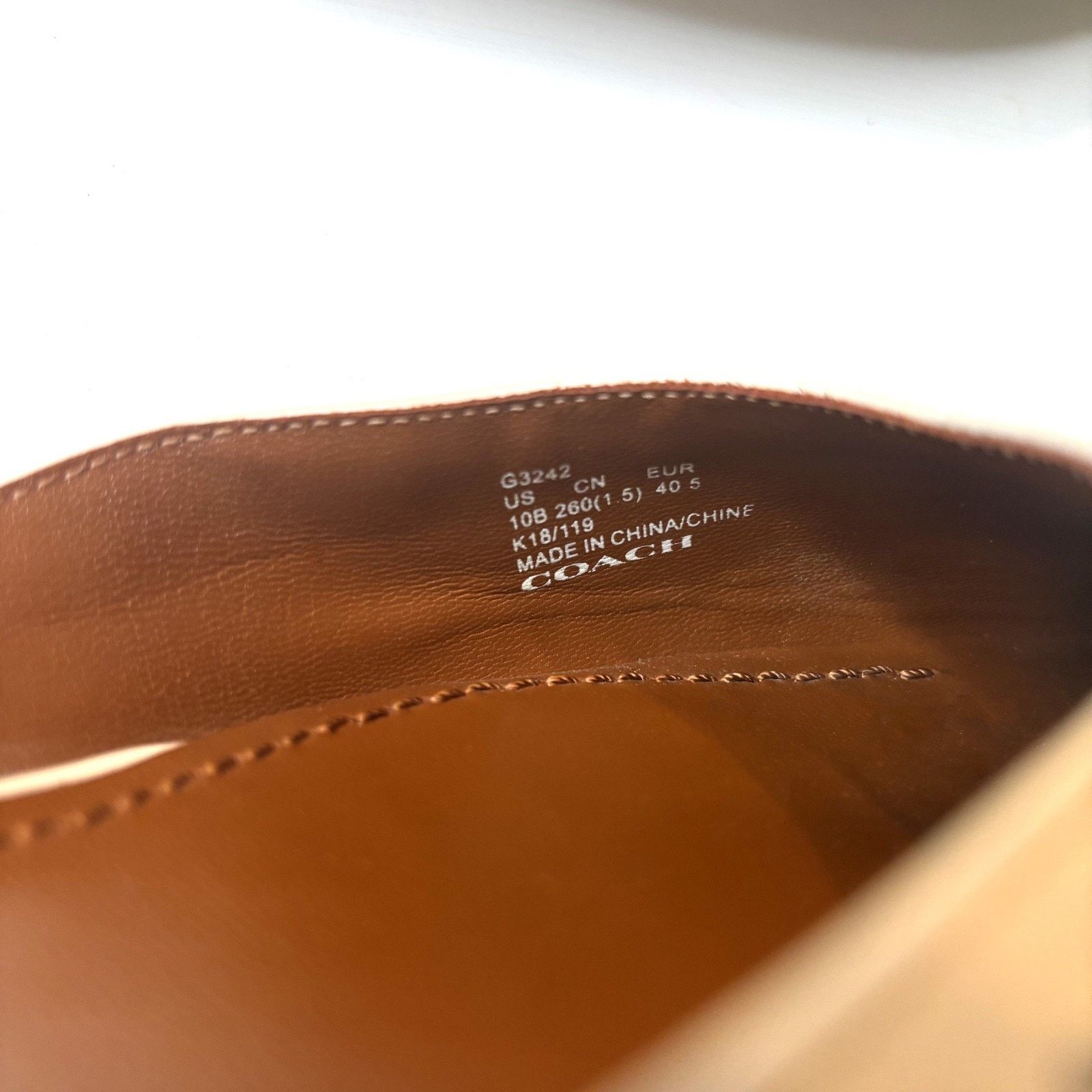 Coach Coach Valintina White Leather Flat Studded Shoes Size 10 B Size US 10 / IT 40 - 8 Thumbnail
