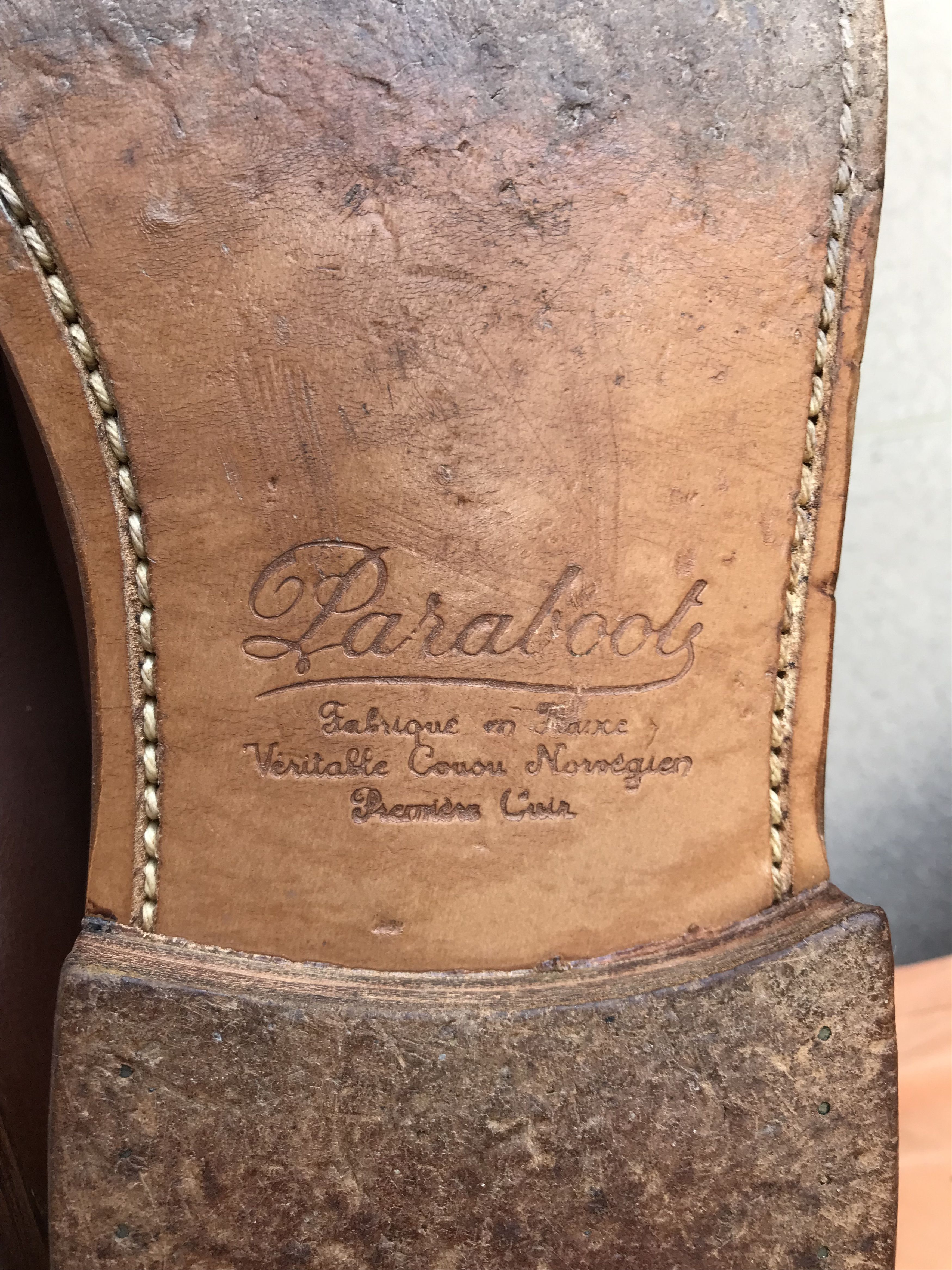 Paraboot Paraboot Brown Brogue Leather Derby Shoes Lace Up Oxfords Size US 11 / EU 44 - 10 Thumbnail