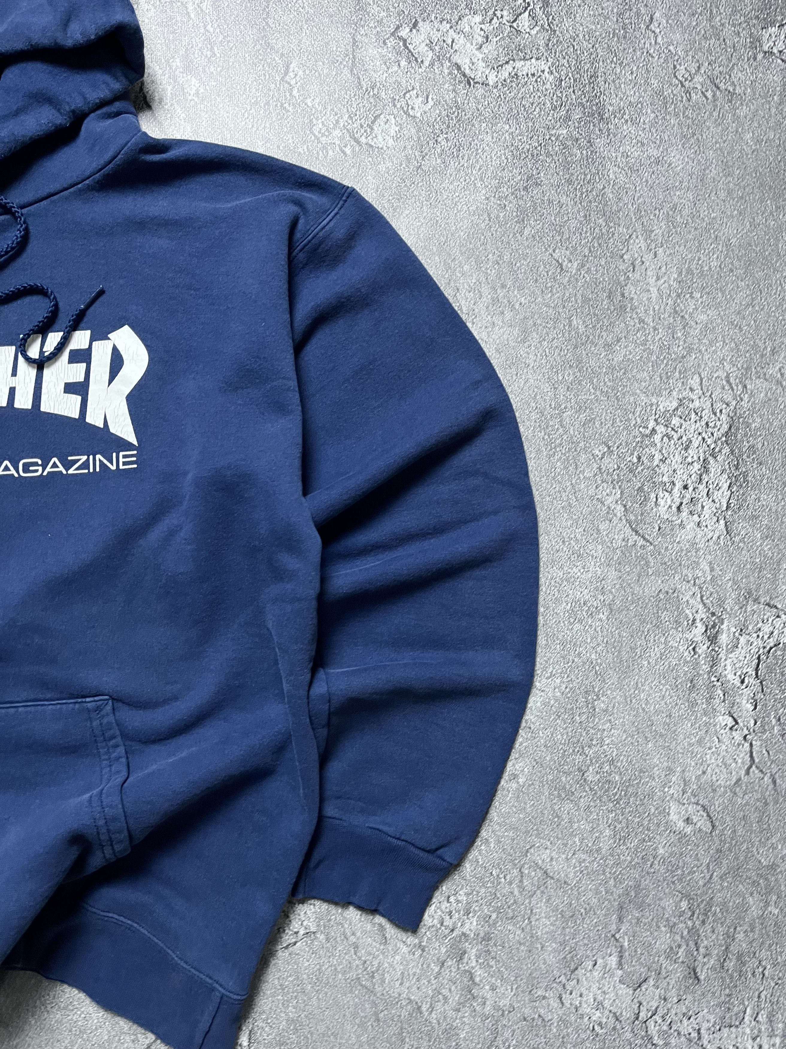 Thrasher Men’s Thrasher Skateboard Magazine Pullover Hoodie Blue S Size US S / EU 44-46 / 1 - 3 Thumbnail