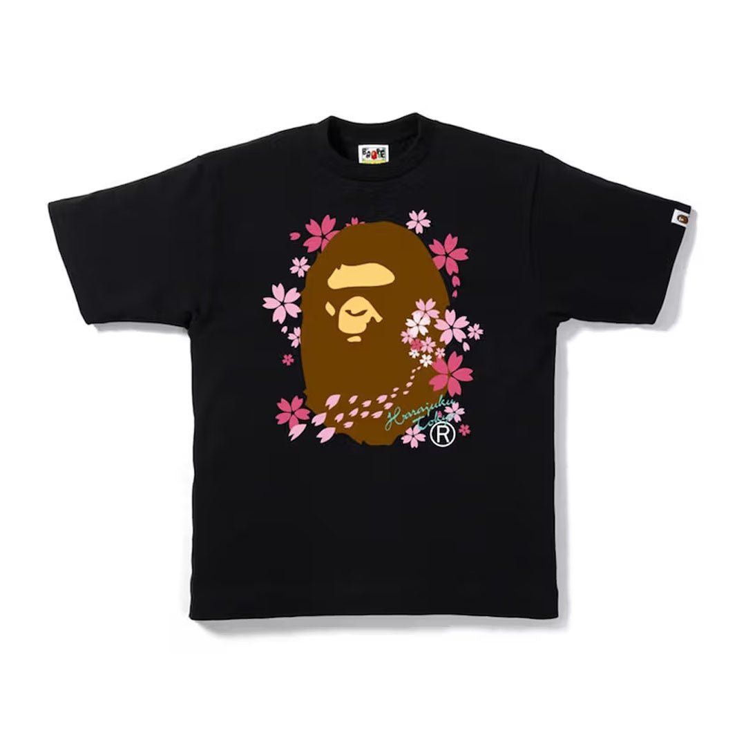 Bape Sakura Harajuku Floral Tee Black Size US XL / EU 56 / 4 - 1 Preview