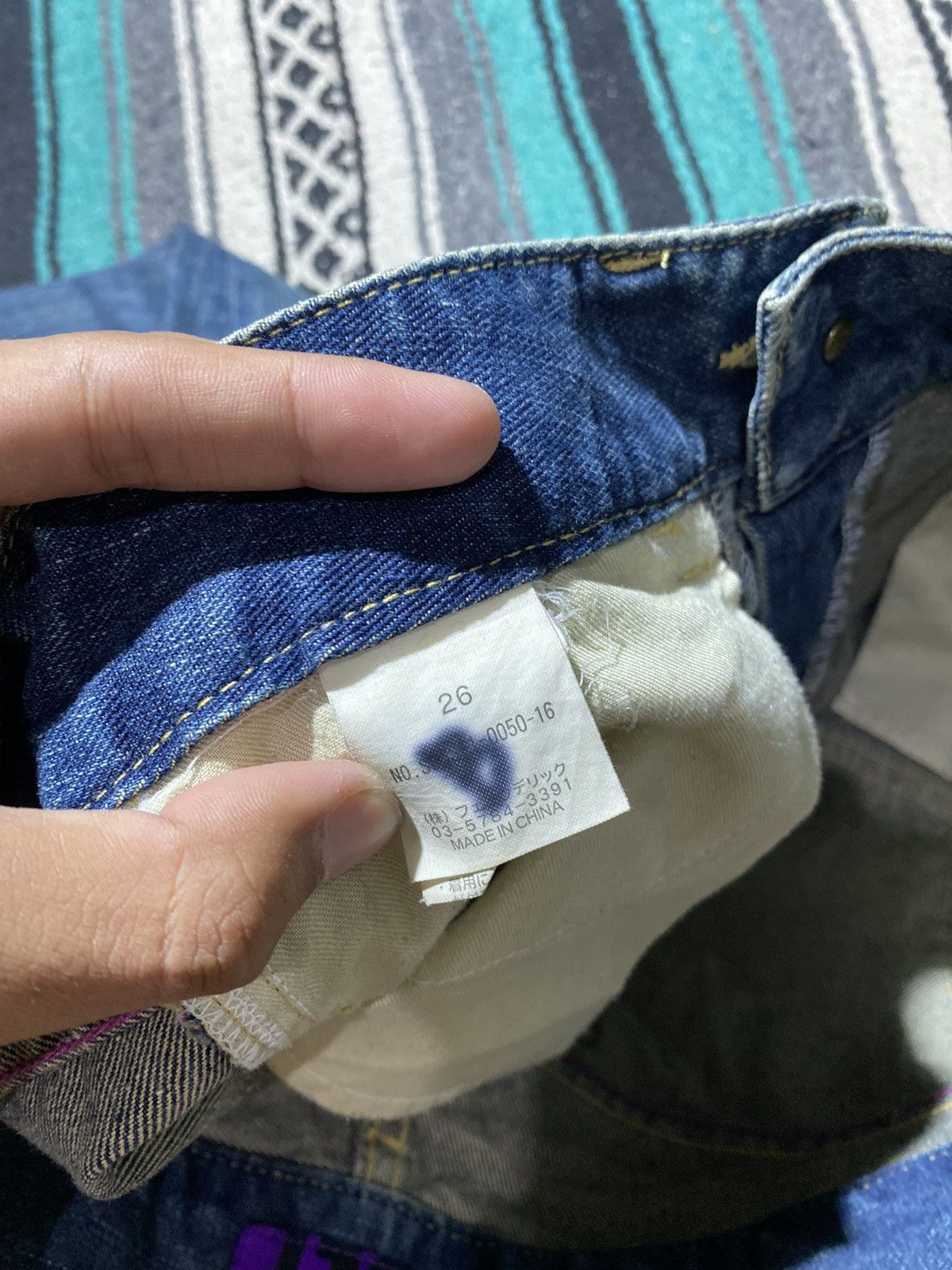 If Six Was Nine SLY Japan Distressed Bootcut Denim Size US 30 / EU 46 - 12 Thumbnail