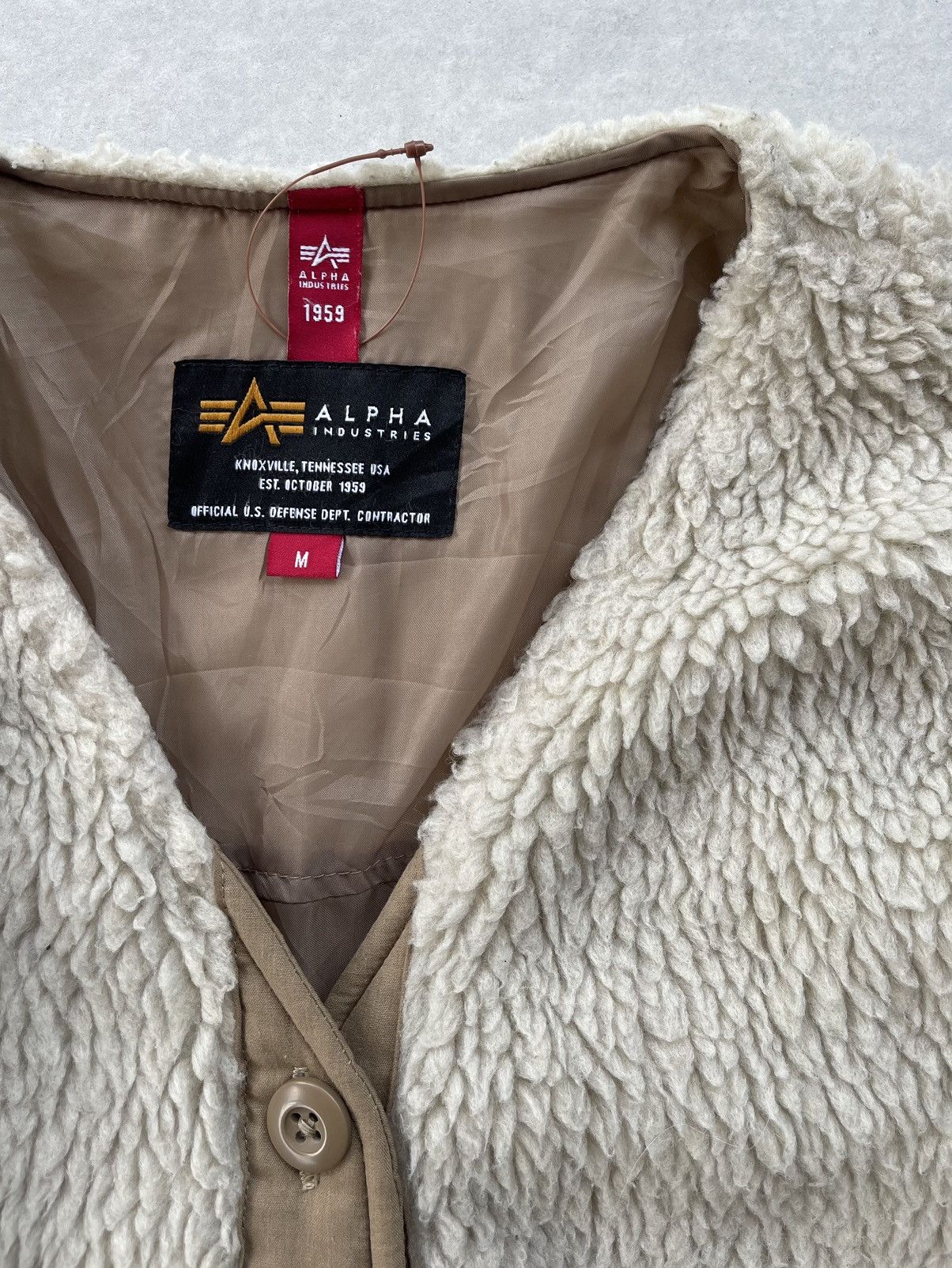 Alpha Industries × Japanese Brand ALPHA INDUSTRIES DEEP PILE FLEECE JACKET Size M / US 6-8 / IT 42-44 - 9 Thumbnail