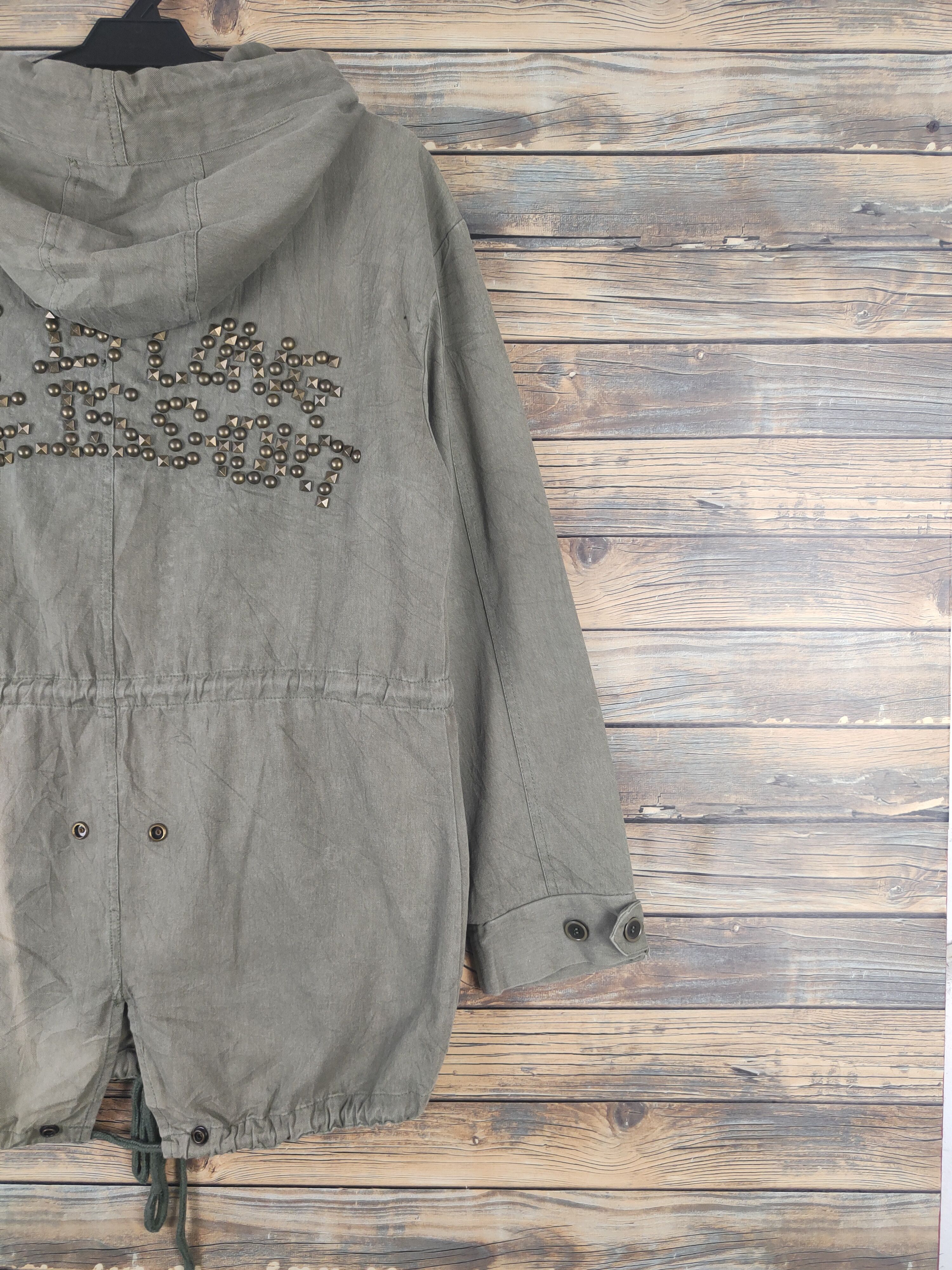 Japanese Brand × Vintage Vintage Langrit Olive Faded Hoodie Jackets Size US L / EU 52-54 / 3 - 12 Thumbnail
