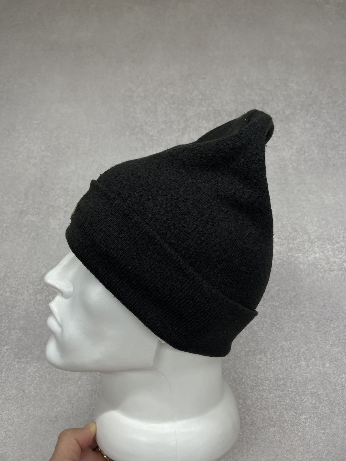 Nike Mens Nike Swoosh Beanie Hat Black Drill Y2K TECH ACG Size ONE SIZE - 4 Thumbnail