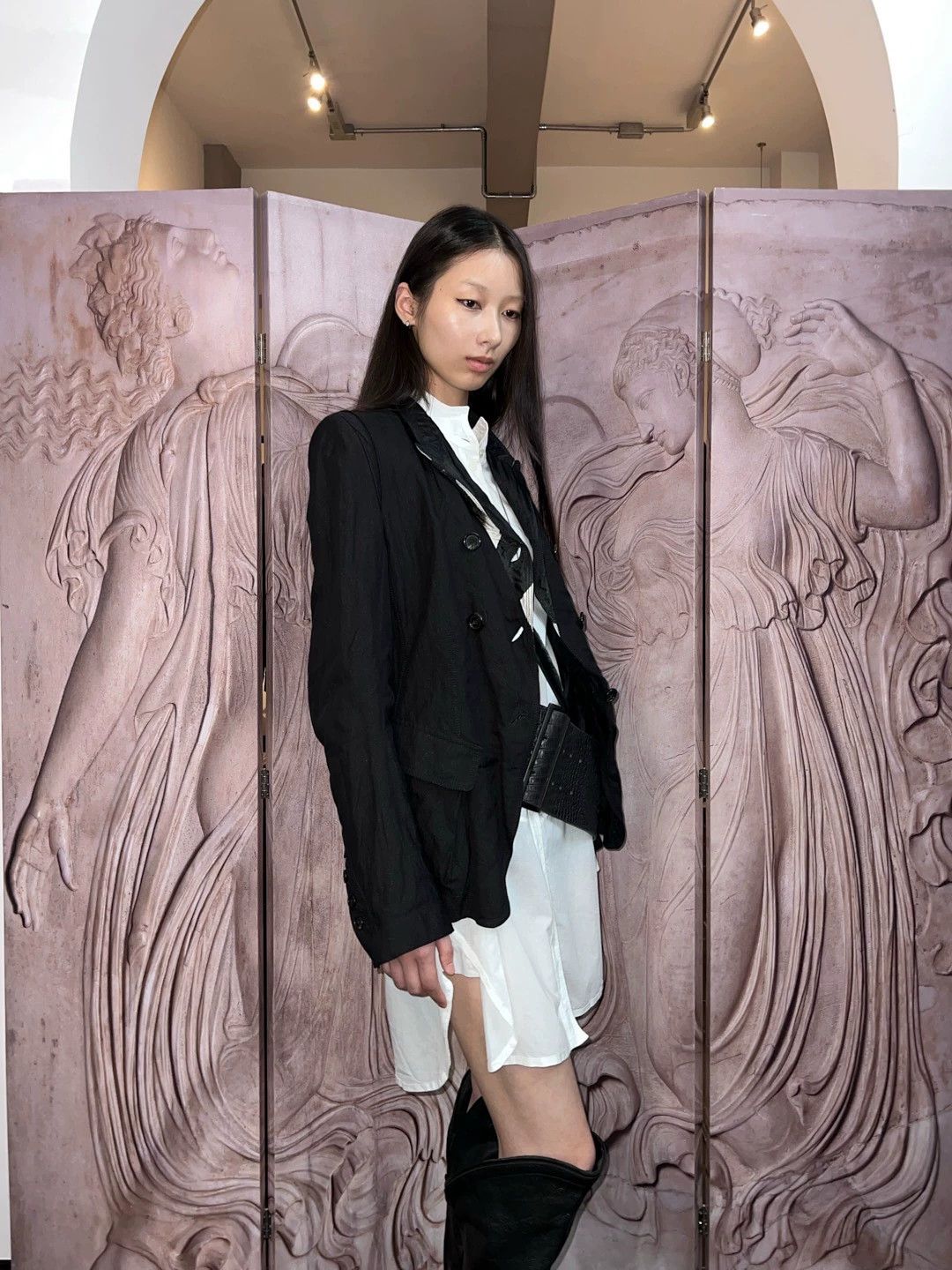 Ann Demeulemeester Ann Demeulemeester 2011ss Pleated Wool Blz Vintage Size XS / US 0-2 / IT 36-38 - 5 Thumbnail