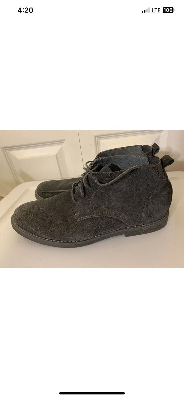 Other Bruno Marc mens sz 10.5 gray chukka boots Size US 10.5 / EU 43-44 - 6 Thumbnail