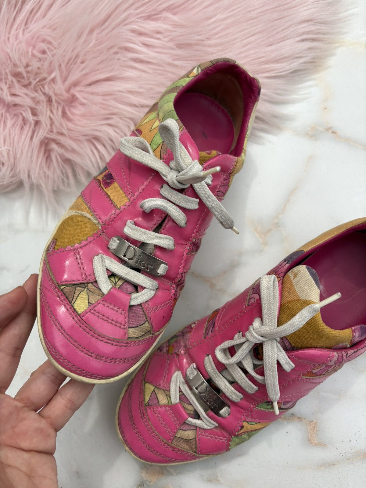 Dior y2k floral Dior shoes Size US 6.5 / IT 36.5 - 16 Thumbnail