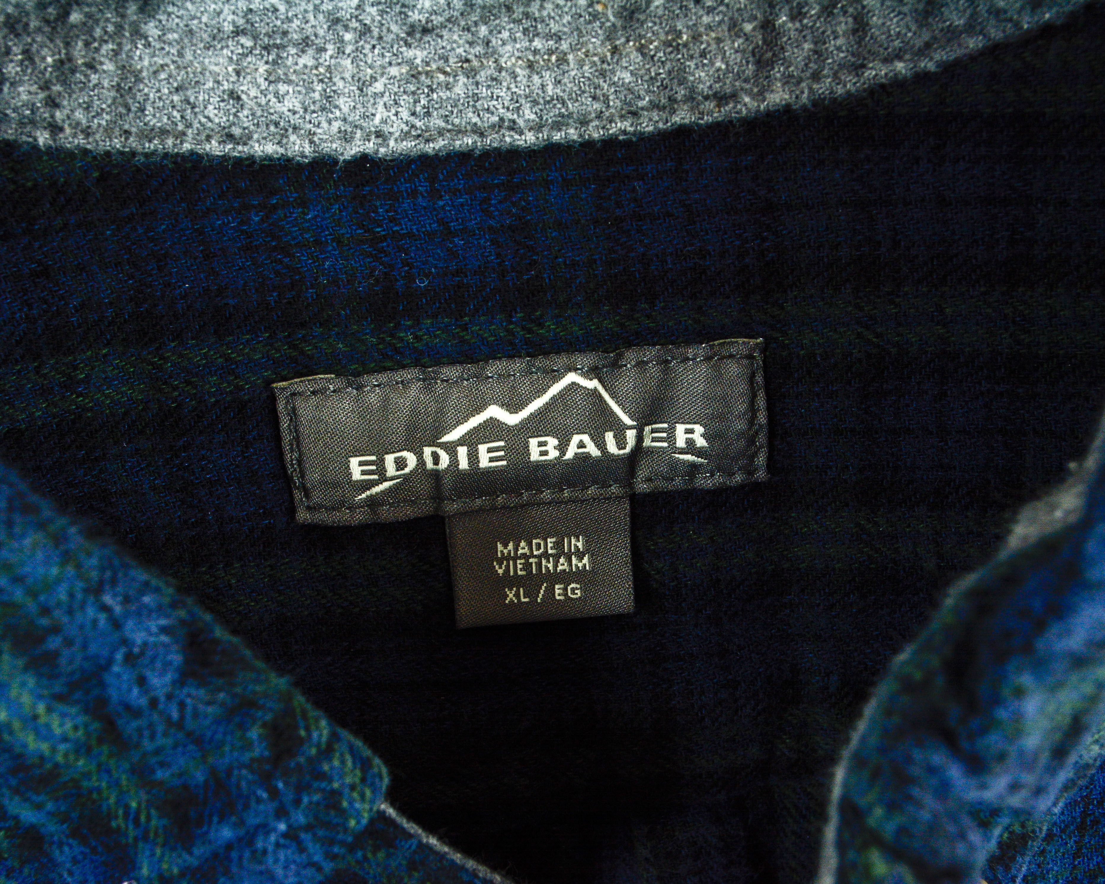 Eddie Bauer EDDIE BAUER Shirt Cotton Flannel Casual Long Sleeve Button Size US XL / EU 56 / 4 - 4 Thumbnail
