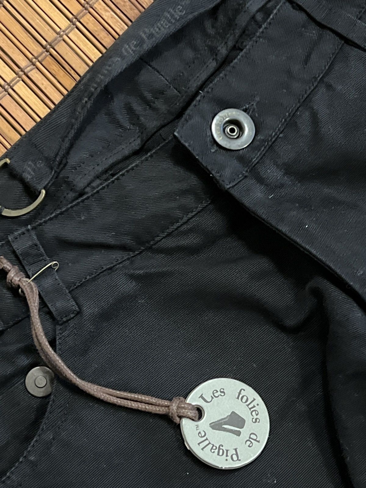 Other Les folies de pigalle black ultra low waist denim jeans Size 30" / US 8 / IT 44 - 13 Thumbnail