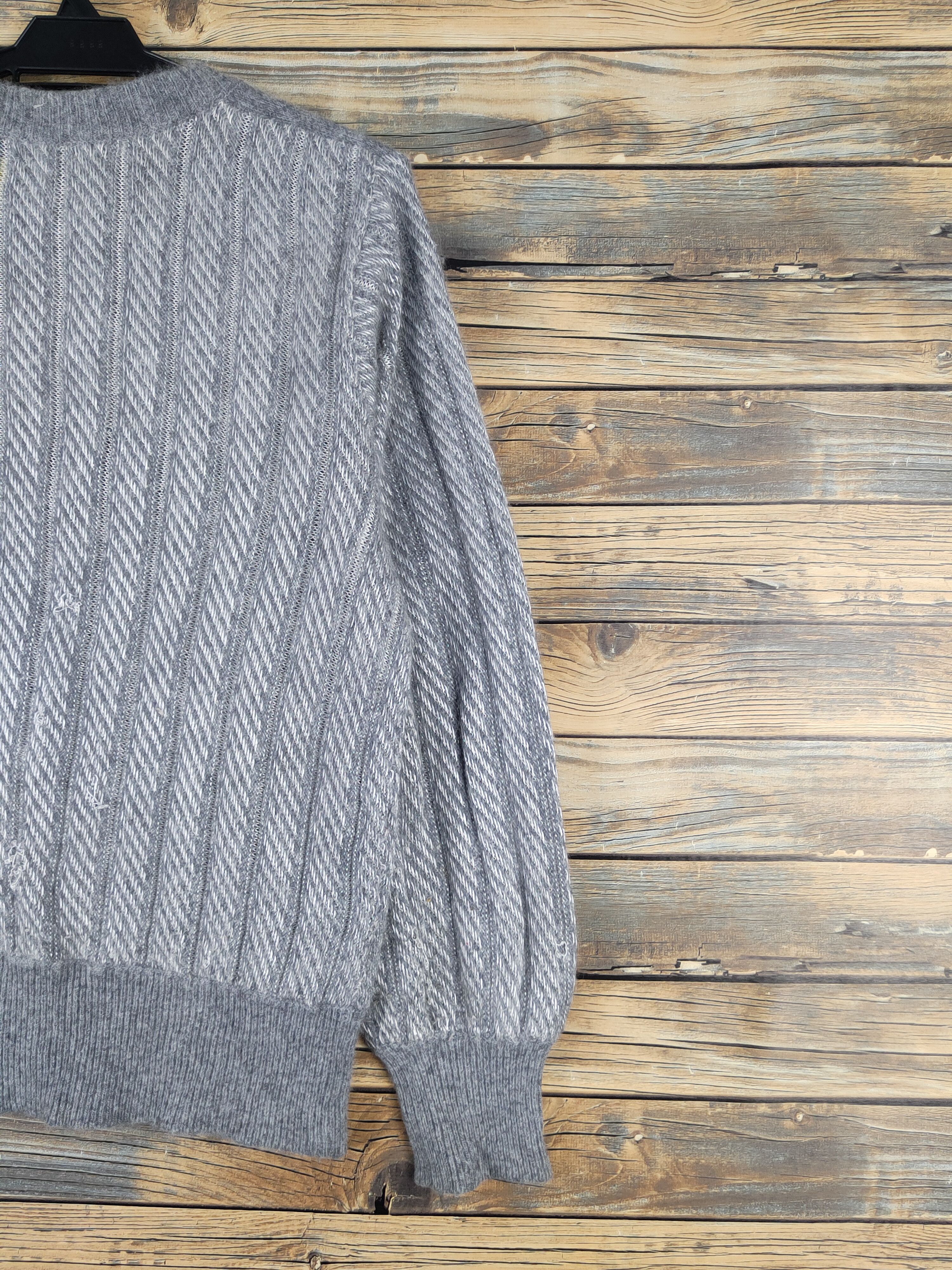 Vintage Le Muda Gray Knitwear vintage Cardigan #W1348 Size US M / EU 48-50 / 2 - 9 Thumbnail