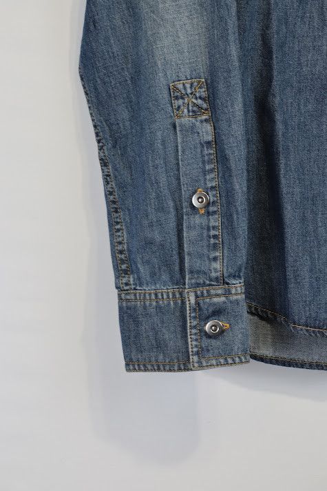 Bottega Veneta o1rshd1 Orignal Light Denim Shirt in Indigo Size US S / EU 44-46 / 1 - 8 Thumbnail
