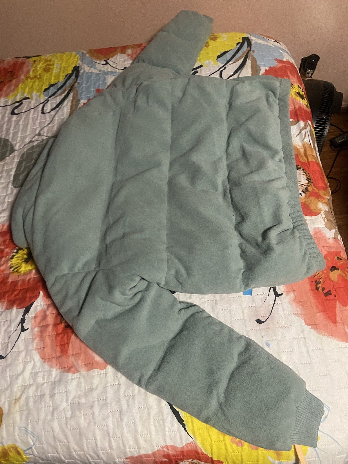 Boohoo Boohoo FLEECE NECK PUFFER JACKET Sage Size L Size US L / EU 52-54 / 3 - 4 Thumbnail