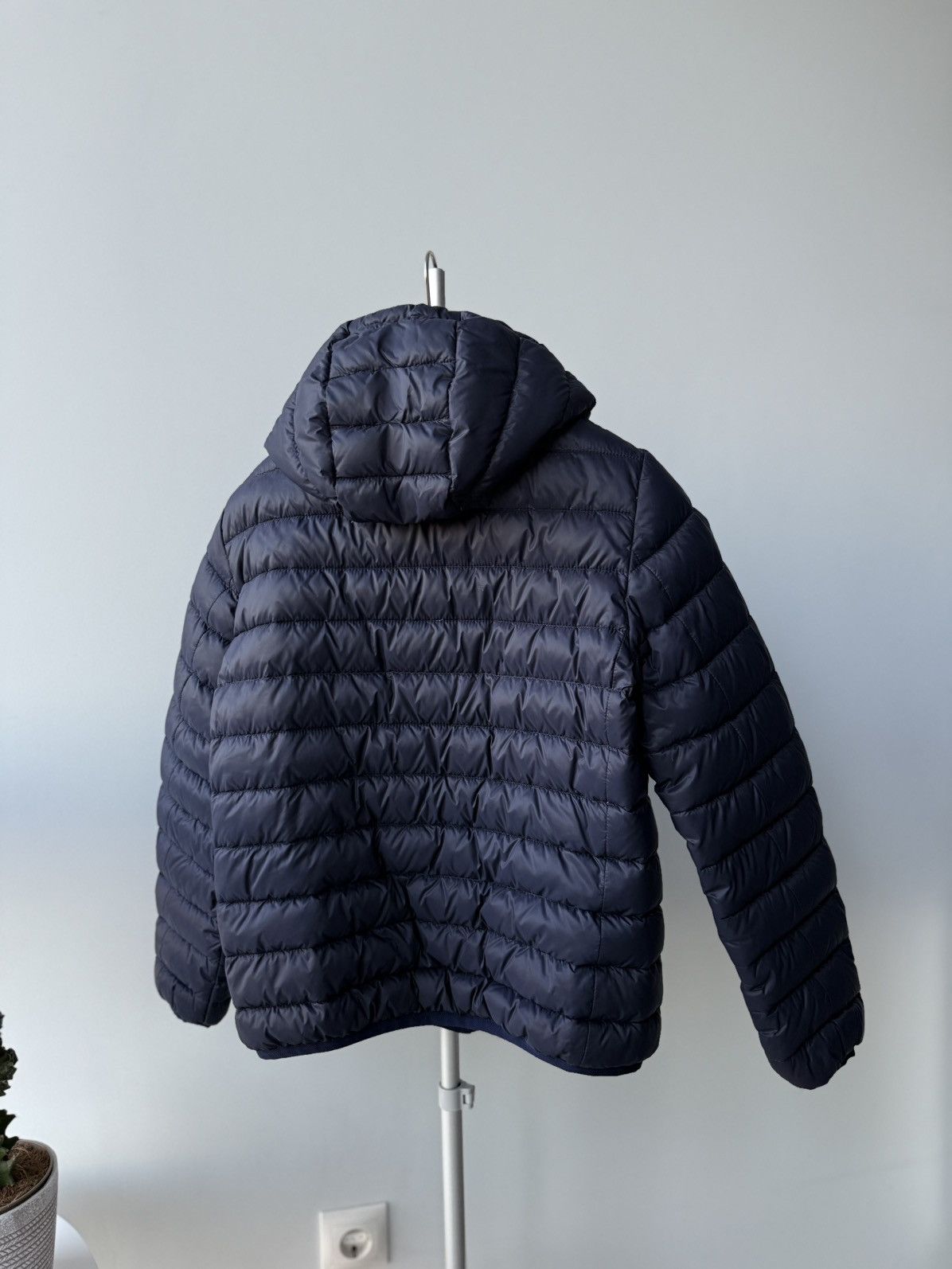 Prada Prada Nylon Hooded Blue Down Badge Triangle Logo Jacket Size XS / US 0-2 / IT 36-38 - 3 Thumbnail