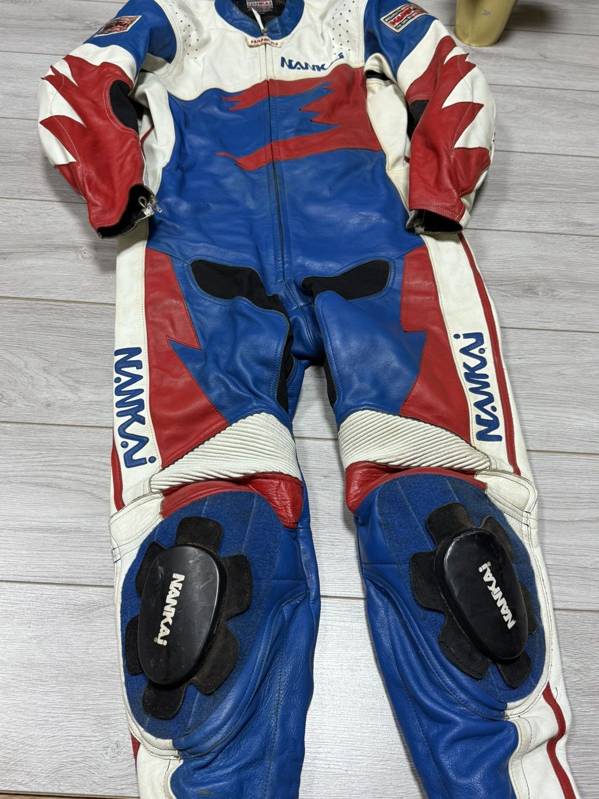 NANKAI Japan Leather suit overall MOTO protection