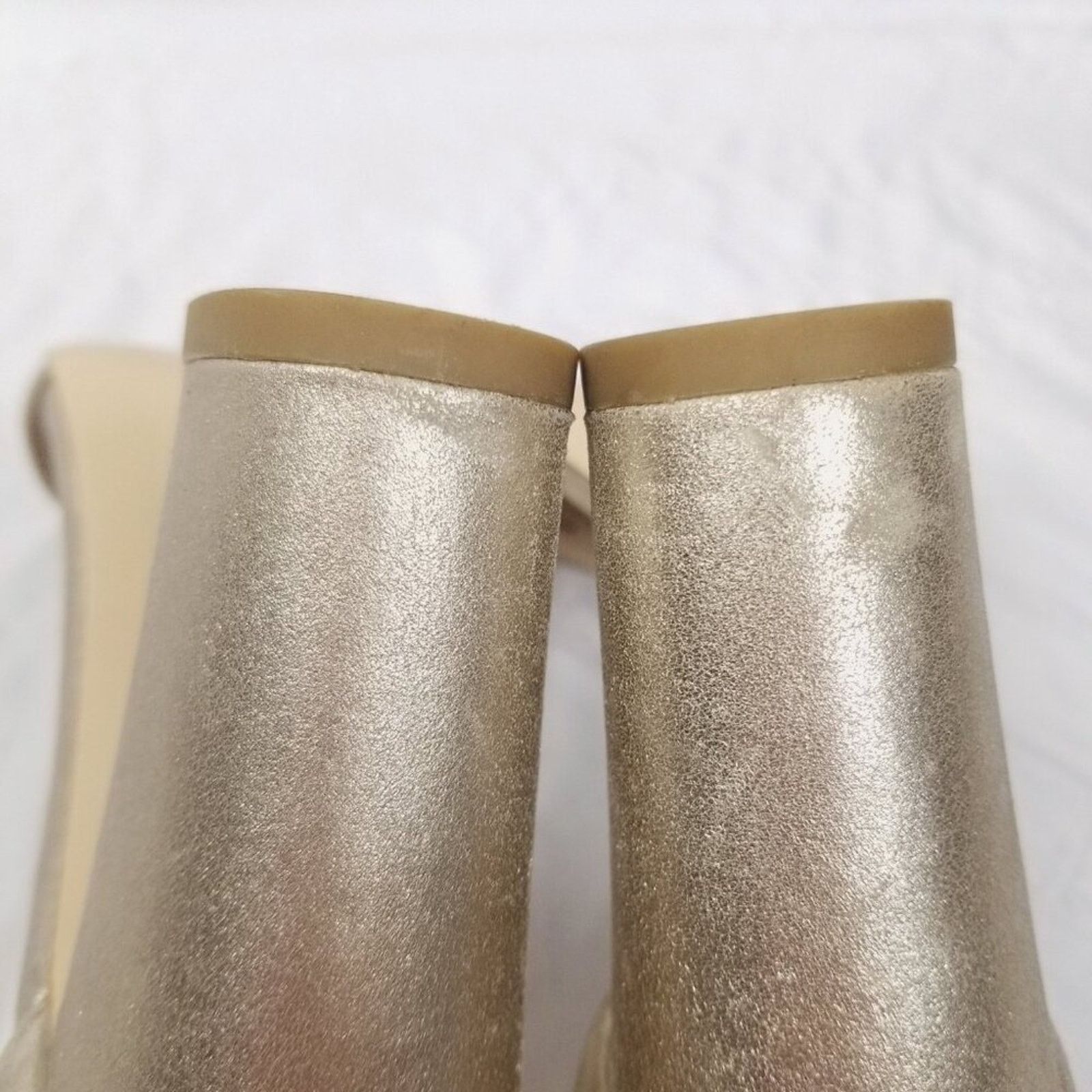 Pelle Moda Pelle Moda High Heel Sandals Gold Sz 8 Size US 8 / IT 38 - 8 Thumbnail