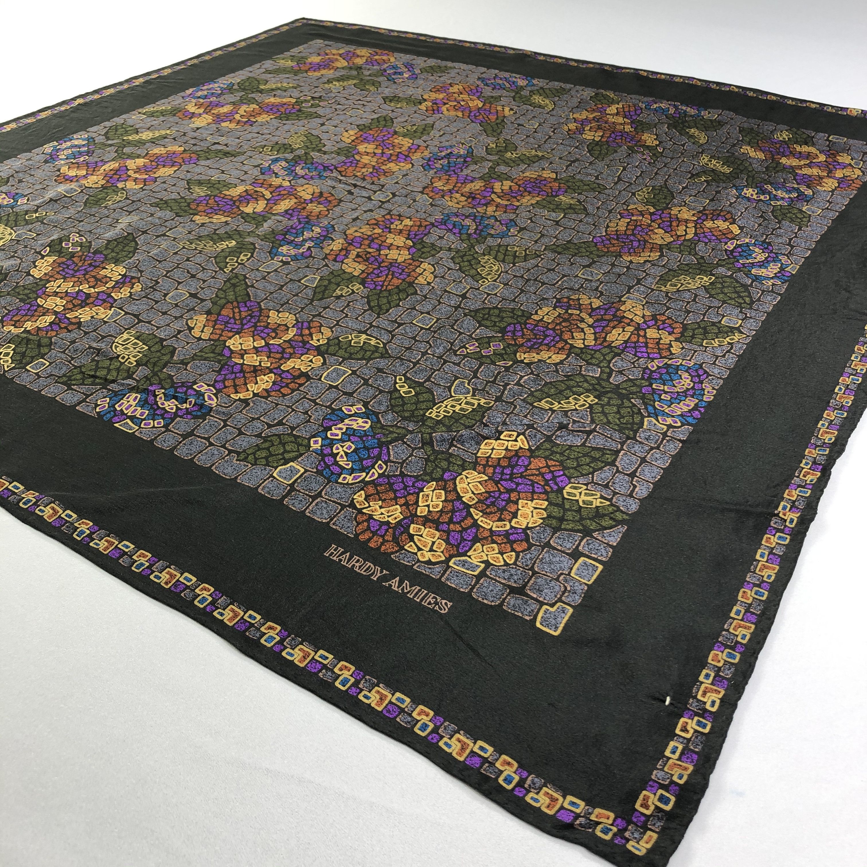 Hardy Amies Vintage Lancel Silk Scarf Size ONE SIZE - 3 Thumbnail