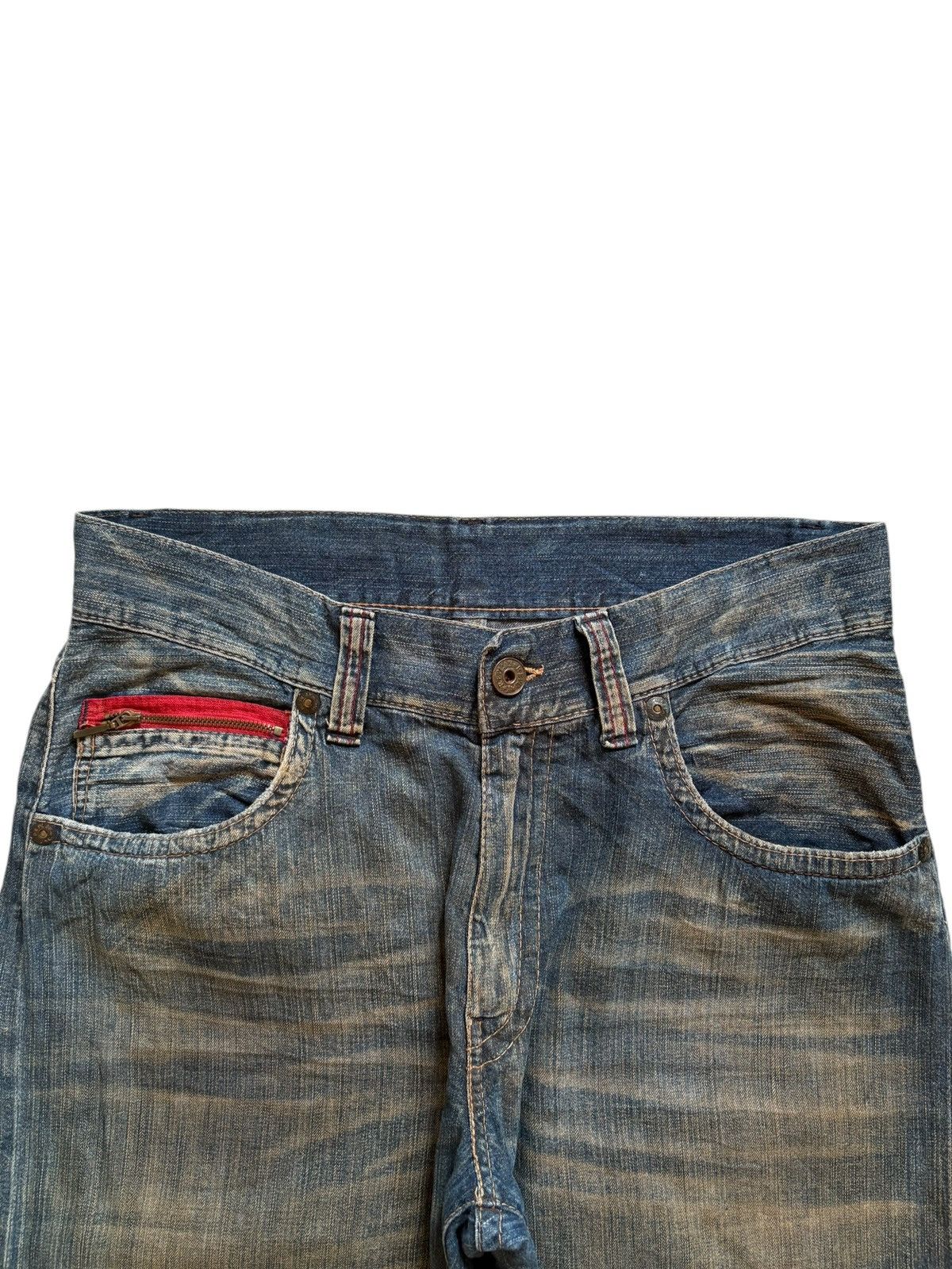 Replay Vintage Replay Rusty Mud Wash Baggy Jeans Size US 33 - 4 Thumbnail