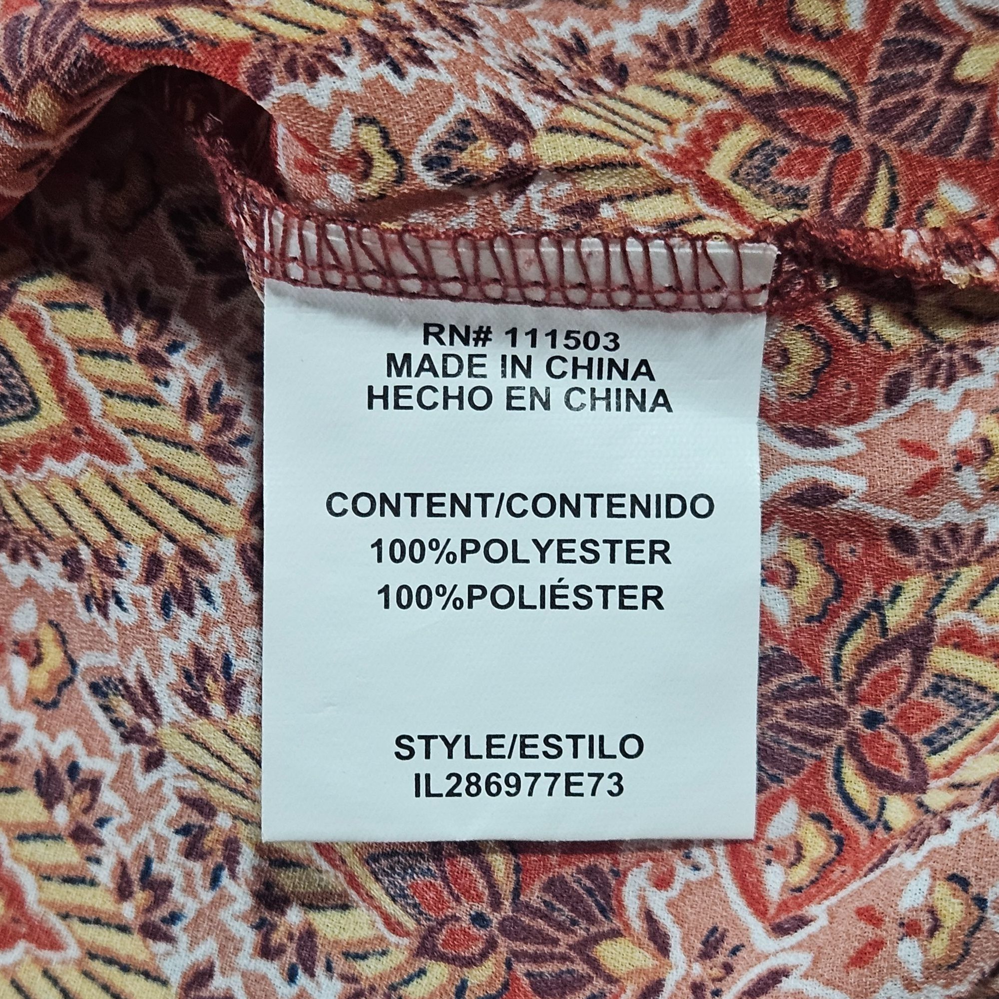 Other Lily White Boho Print Sleeveless Ruffle Tank Top M – Festiva Size M / US 6-8 / IT 42-44 - 11 Thumbnail