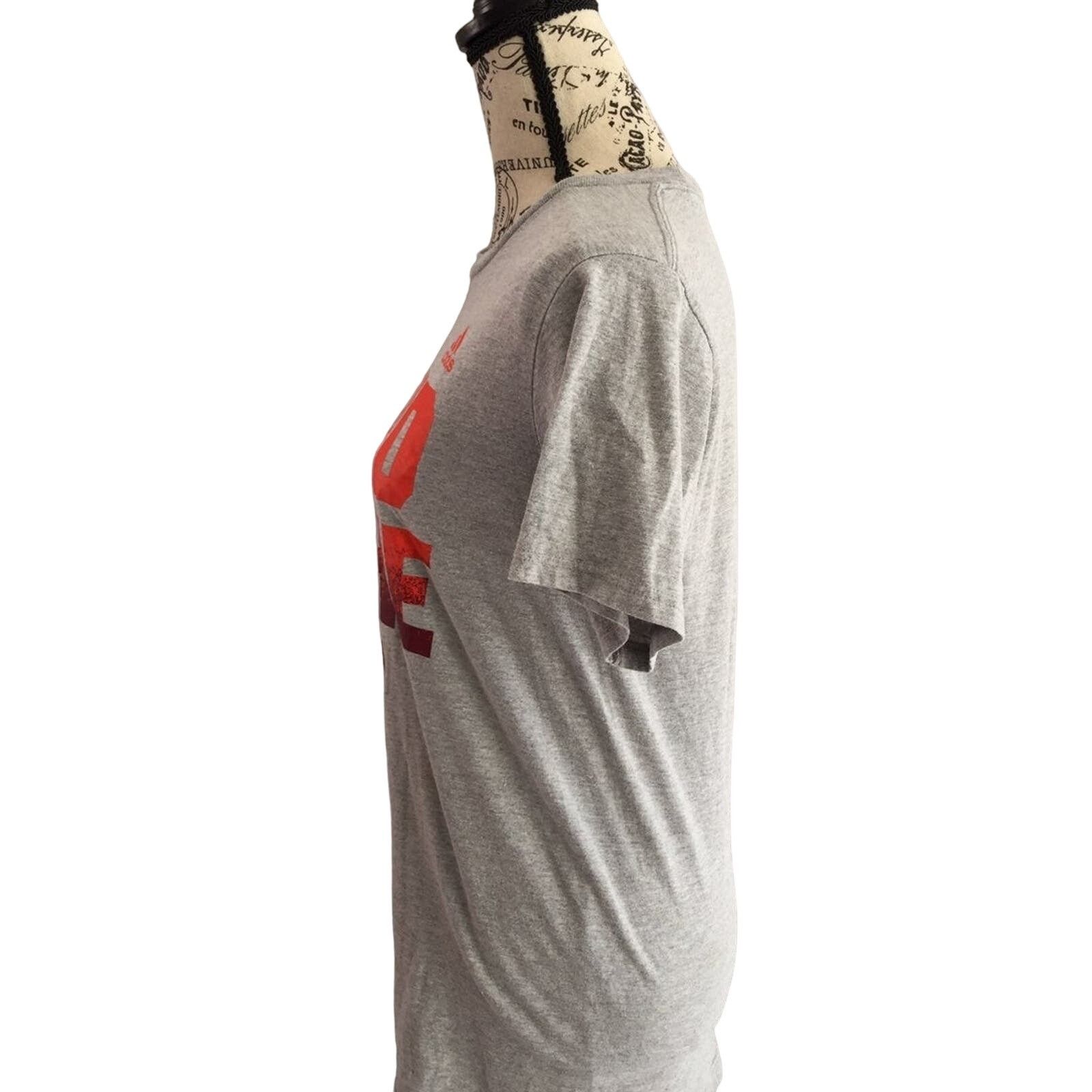 Adidas Adidas Women's Size Small T-Shirt The GO-TO-TEE Gray Unisex Size S / US 4 / IT 40 - 4 Thumbnail