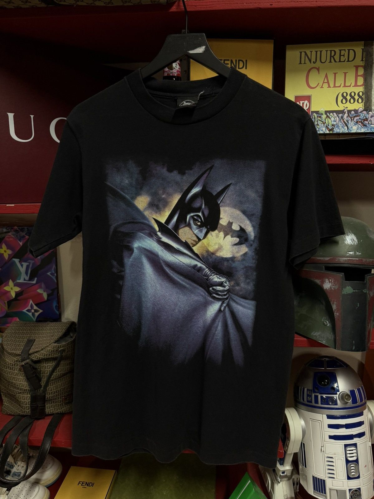 Vintage Vintage 1995 Batman Movie T-Shirt Dc Comics Tee Size Medium Size US M / EU 48-50 / 2 - 3 Thumbnail