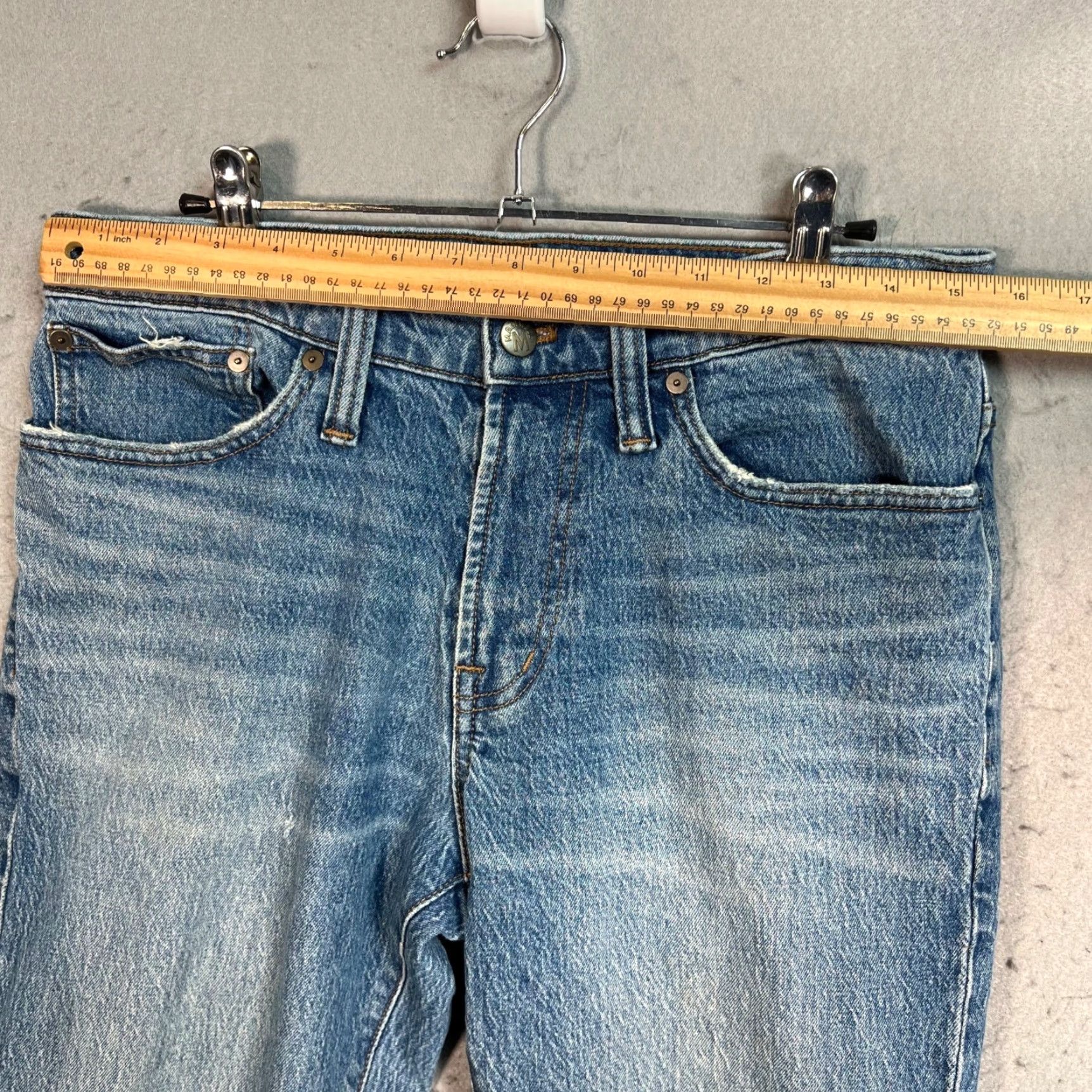 Madewell Madewell Mens 30 x 32 Athletic Slim Fit Blue Jeans Cotton Blend Denim Size US 30 / EU 46 - 6 Thumbnail