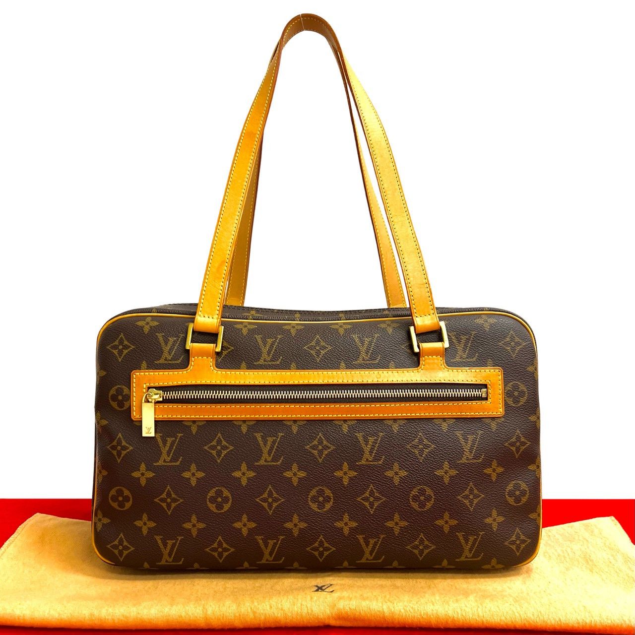 Louis Vuitton Louis Vuitton Louis Vuitton Cite GM Monogram Leather 2way Bag Textile Tote Bag DUTY FREE for USA Size ONE SIZE - 1 Thumbnail