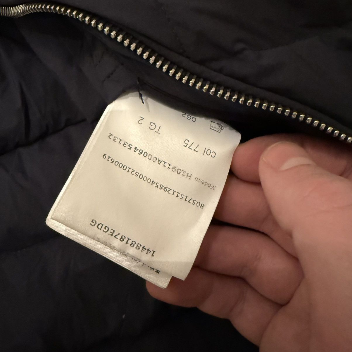 Moncler Moncler ‘choquart’ jacket black label size 3 navy logo Size US M / EU 48-50 / 2 - 13 Thumbnail