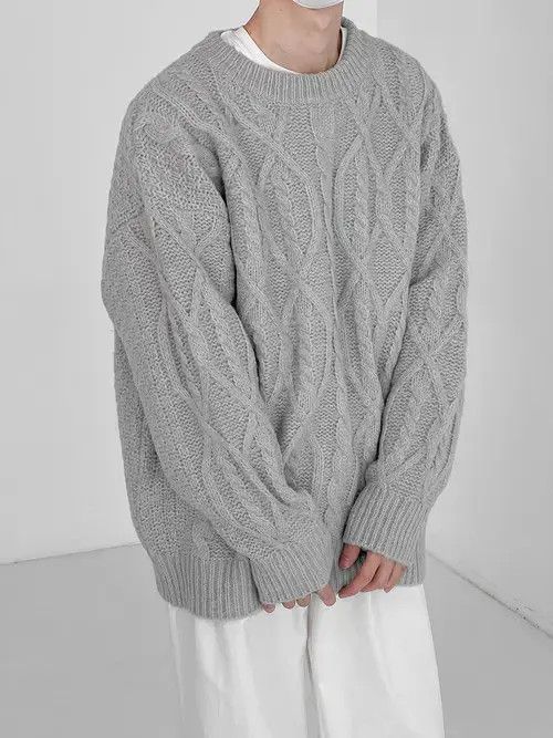 VIBE Sweater knitted Size US L / EU 52-54 / 3 - 1 Thumbnail