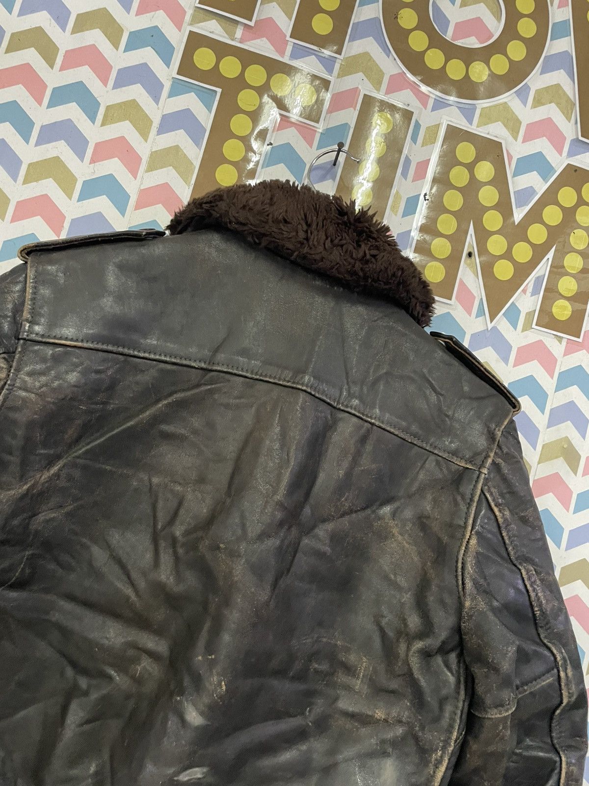 Vintage VINTAGE 80s A2 LEATHER Size US M / EU 48-50 / 2 - 11 Thumbnail