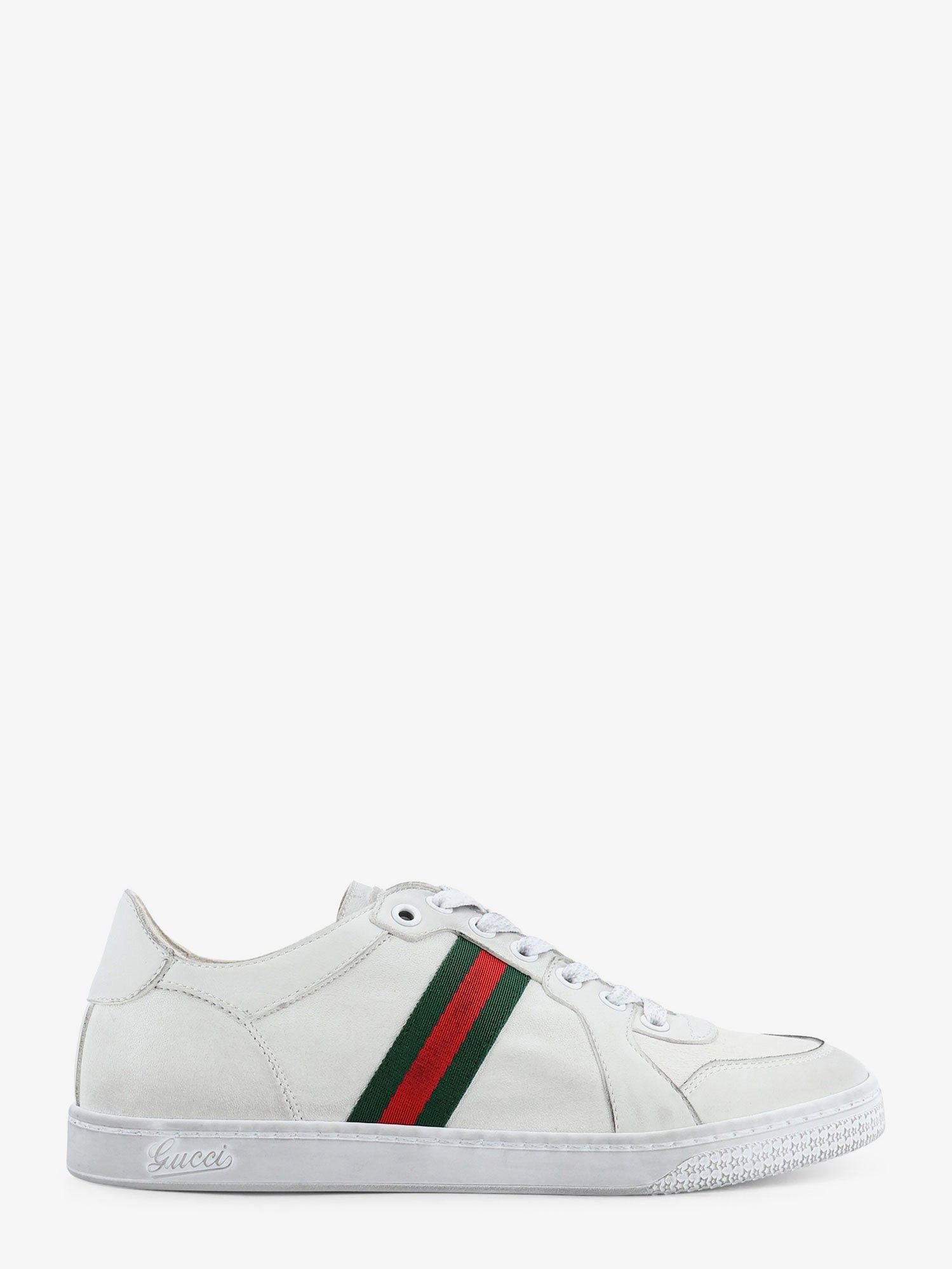Gucci Stretch Leather Sneakers Size US 7 / IT 37 - 1 Thumbnail