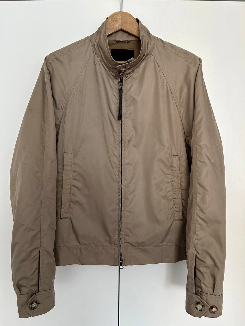 Prada 00’s Prada Vintage Nylon Metal Zip Bomber Jacket Size M Size US M / EU 48-50 / 2 - 1 Thumbnail