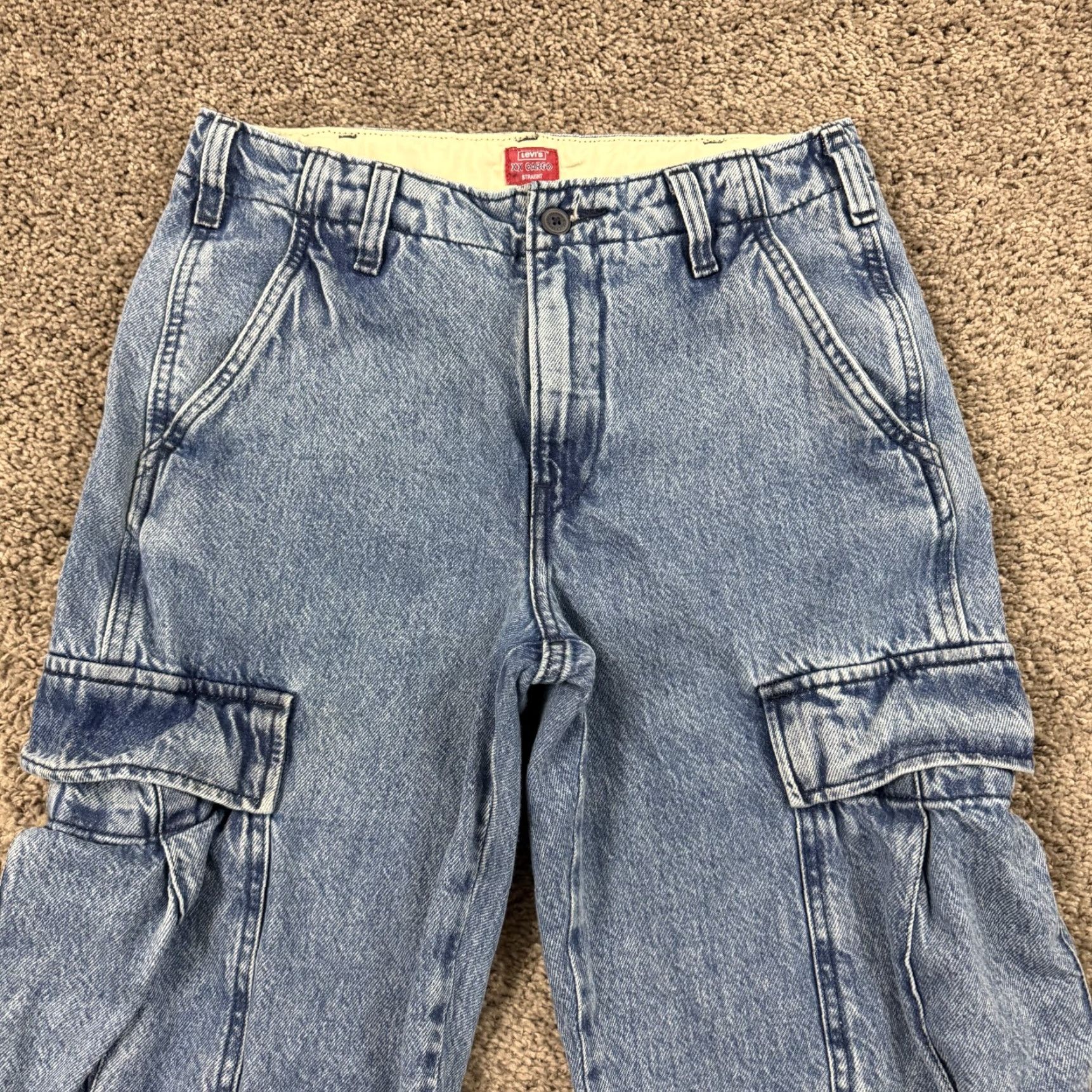 Levi's Levis Jeans Mens 31 28x29 Medium Wash 100% Cotton Denim Straight Size US 28 / EU 44 - 3 Thumbnail