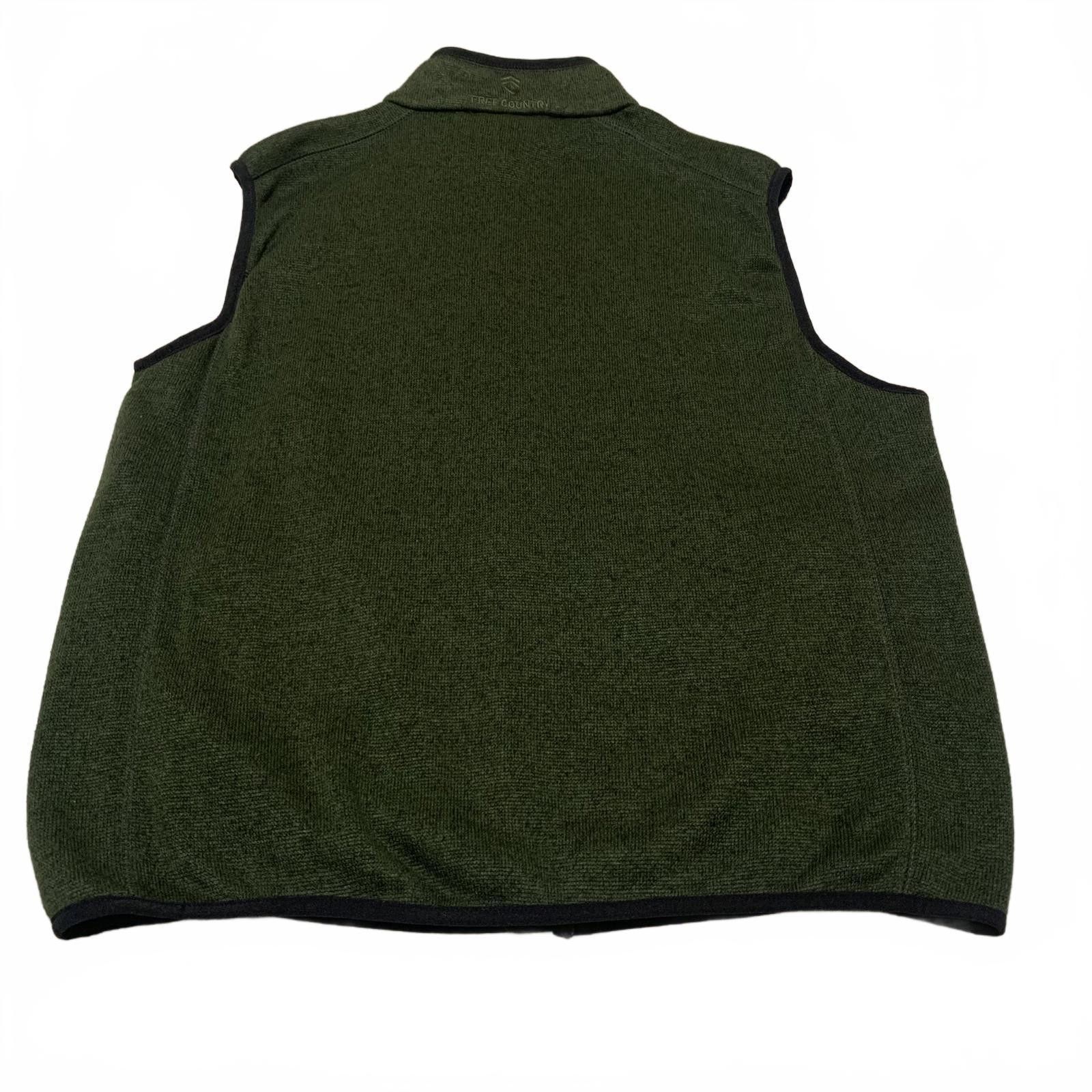 Free Country Free Country Men's Green Fleece Vest Medium Size US M / EU 48-50 / 2 - 2 Thumbnail