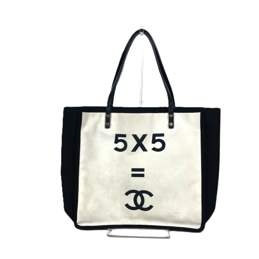 Chanel Chanel Let'S Lemon Straight Tote Bag Briefcase Shawl Shoulder Canvas/Leather Women Black Size ONE SIZE - 1 Thumbnail